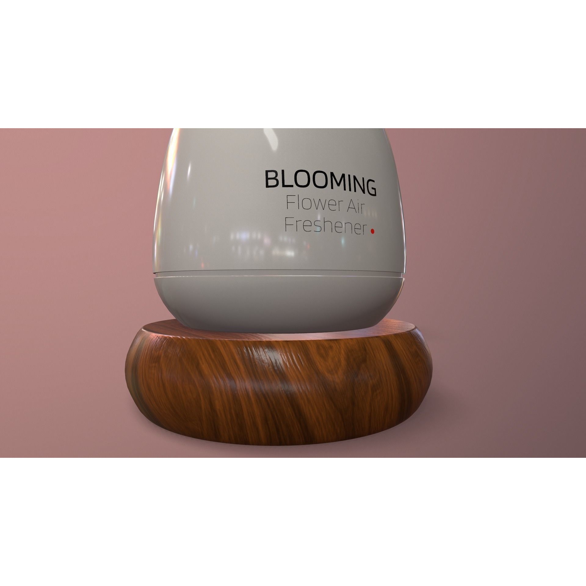 Flower Air Freshener - Low-Poly 3D Model