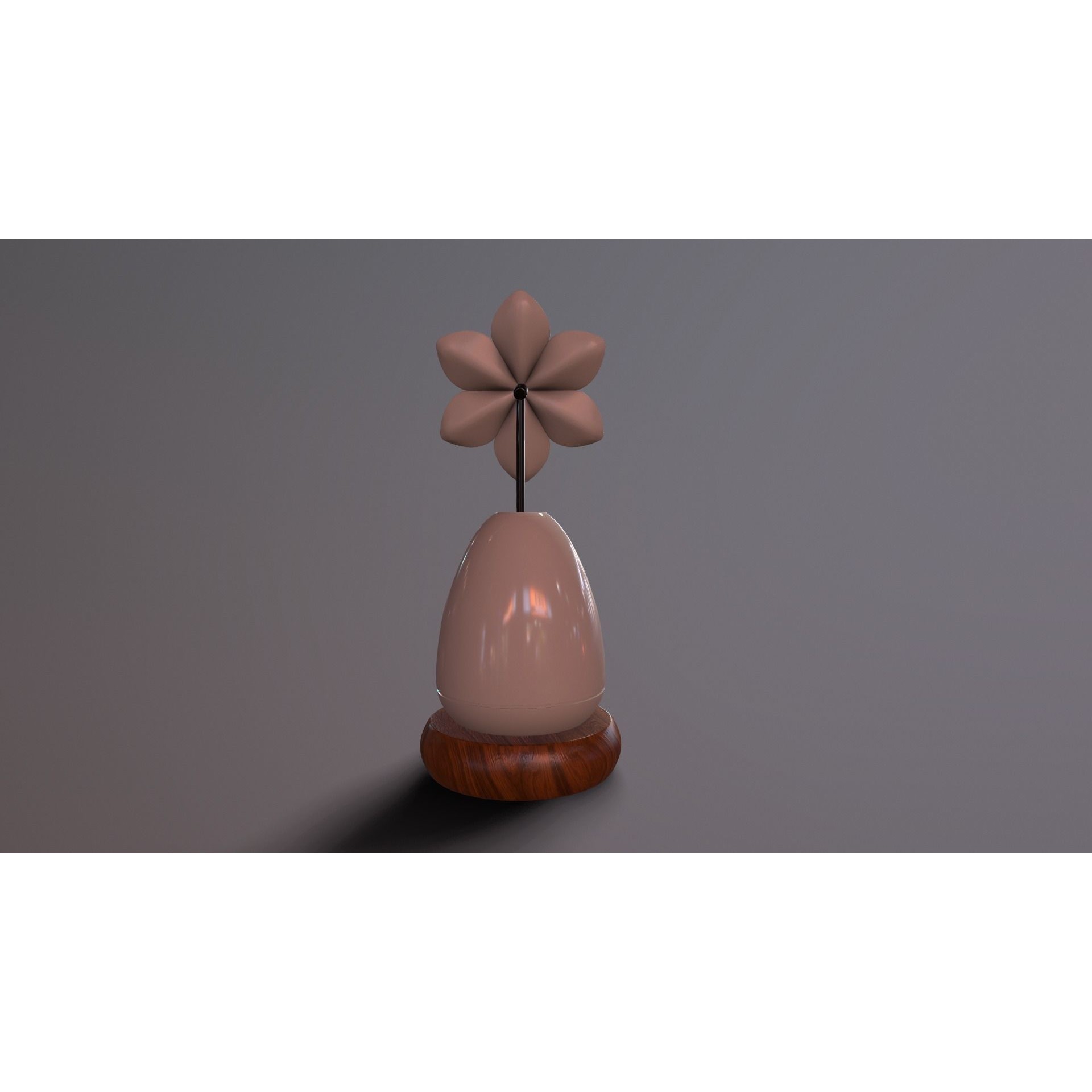 Flower Air Freshener - Low-Poly 3D Model - View 6