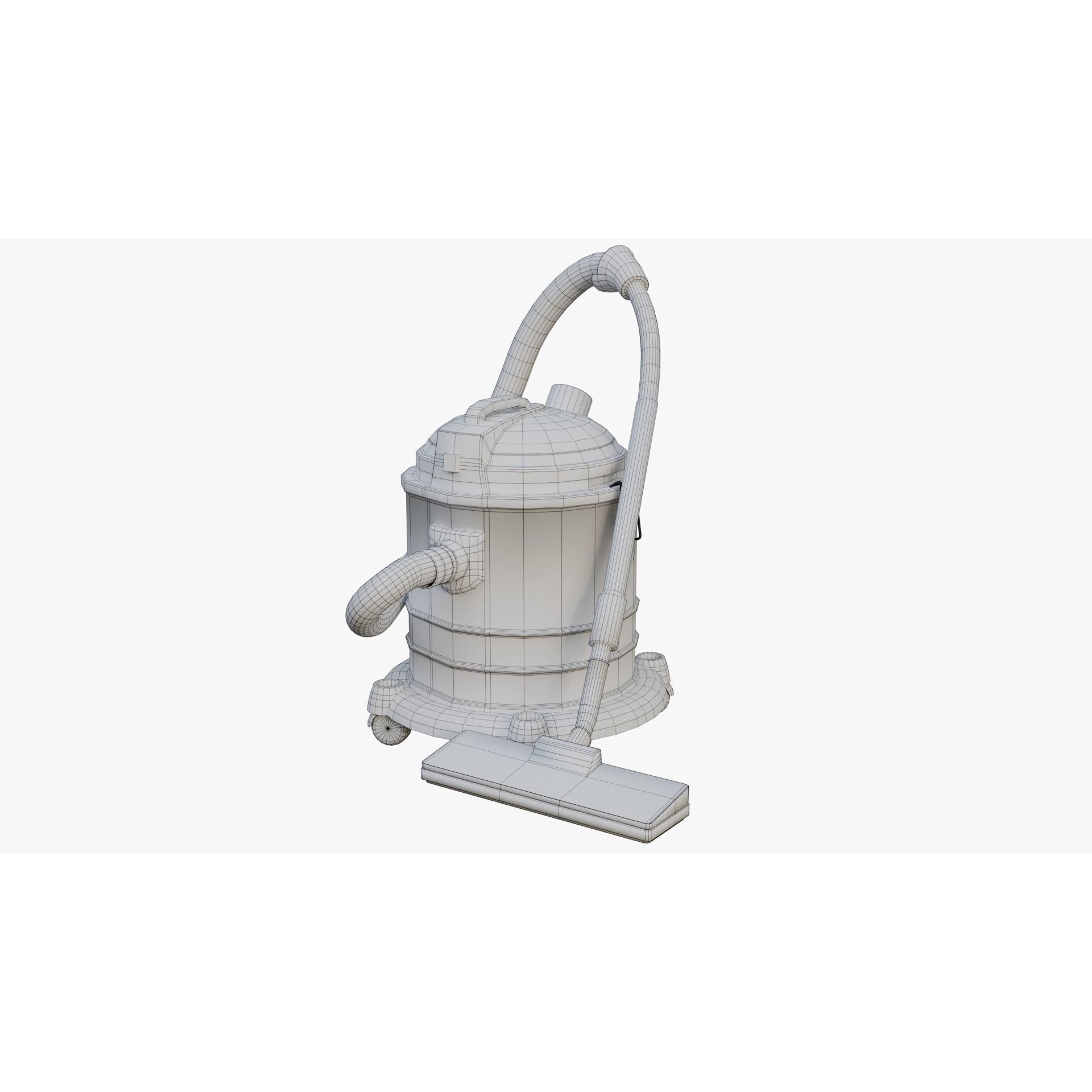 Vacuum Cleaner - Low-Poly Game-Ready 3D Model - View 7