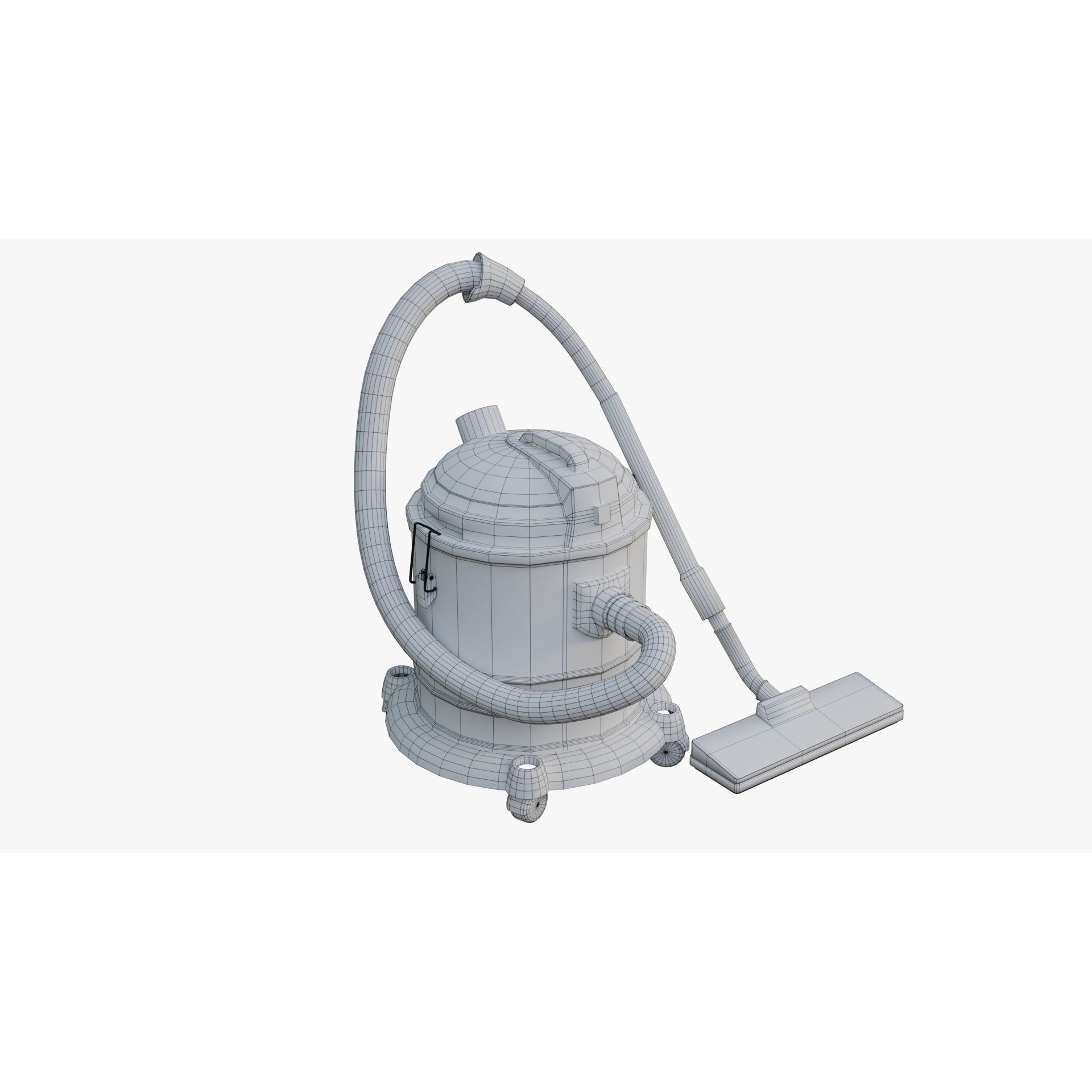 Vacuum Cleaner - Low-Poly Game-Ready 3D Model - View 9
