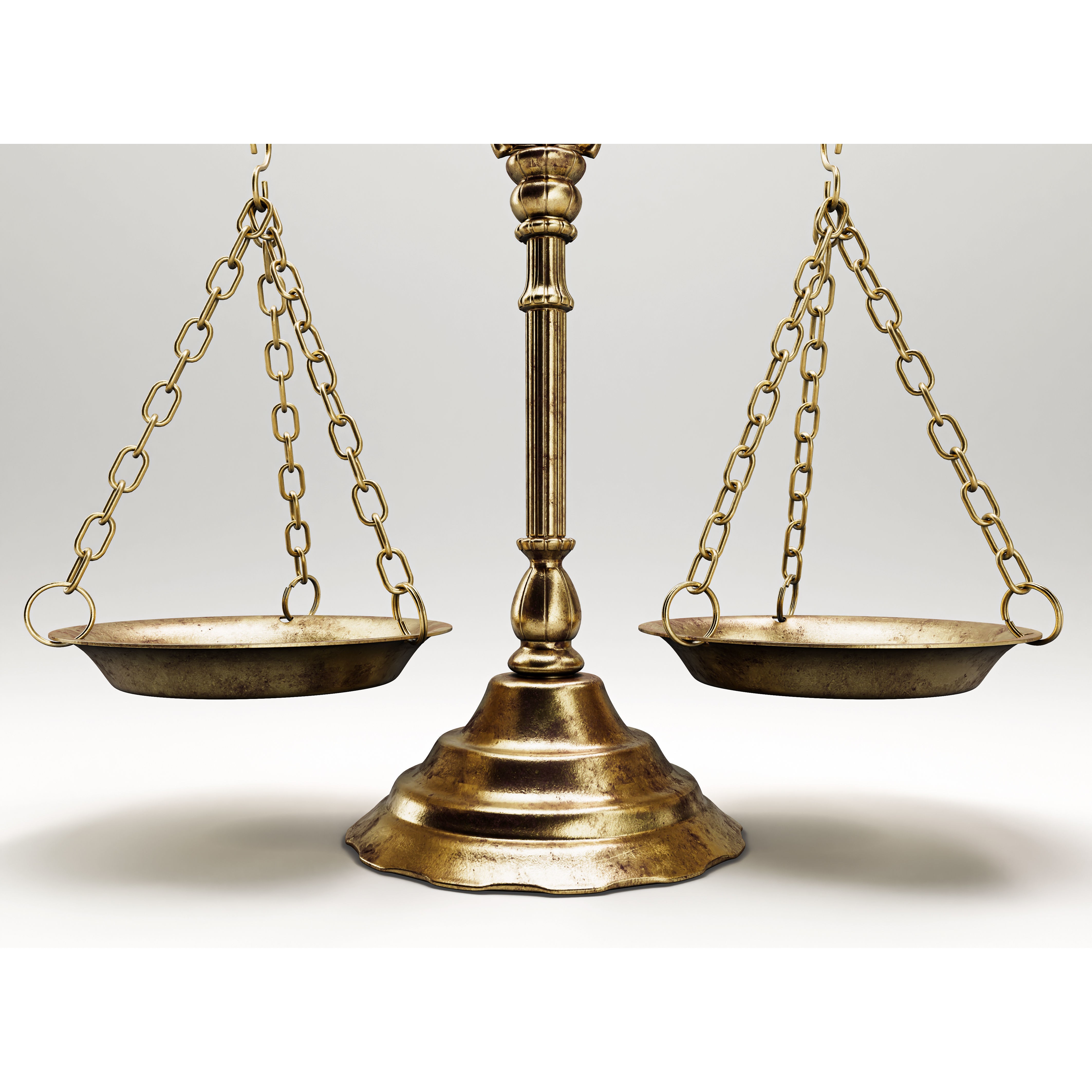 Ornate Justice Scale - Game-Ready 3D Model - View 10