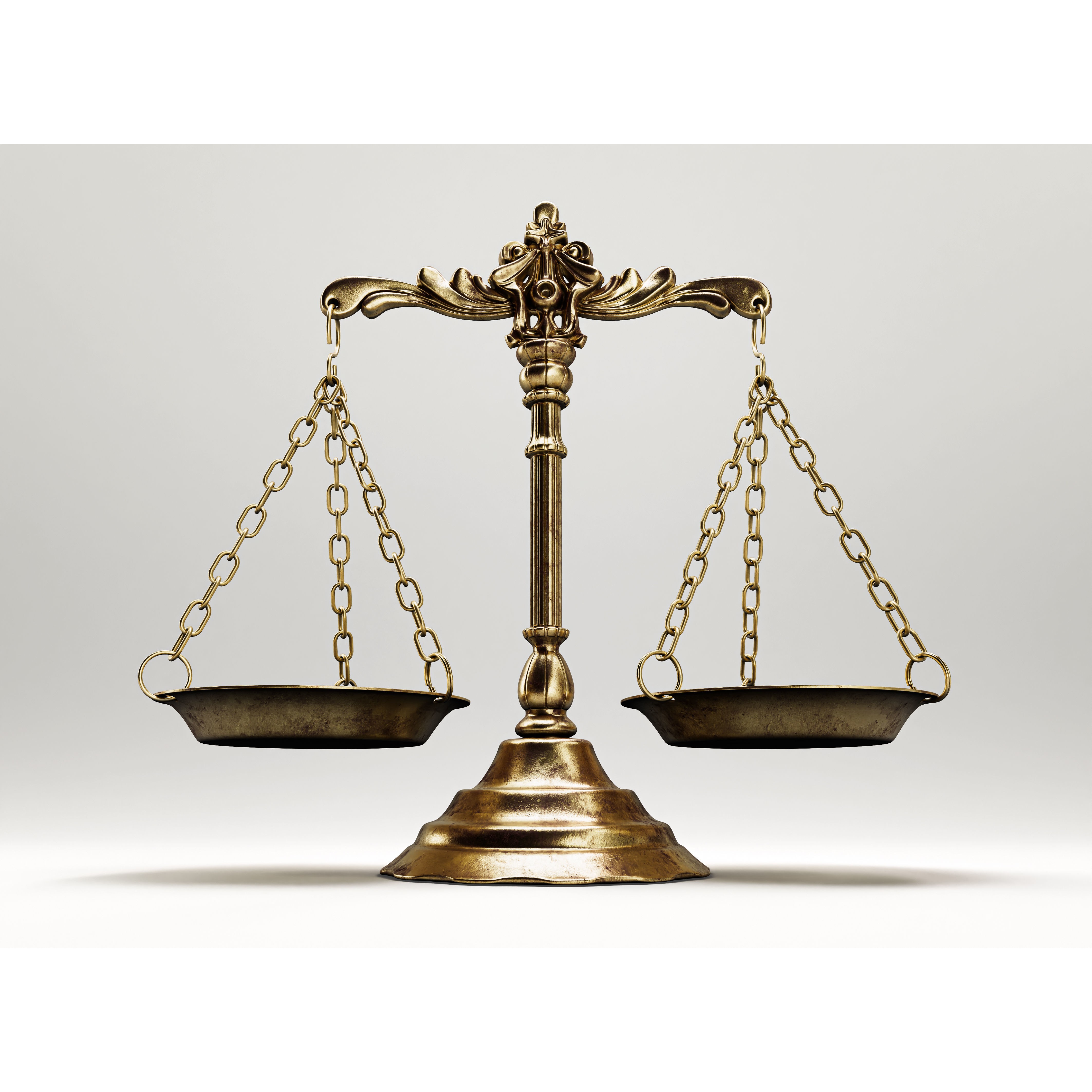 Ornate Justice Scale - Game-Ready 3D Model - View 5