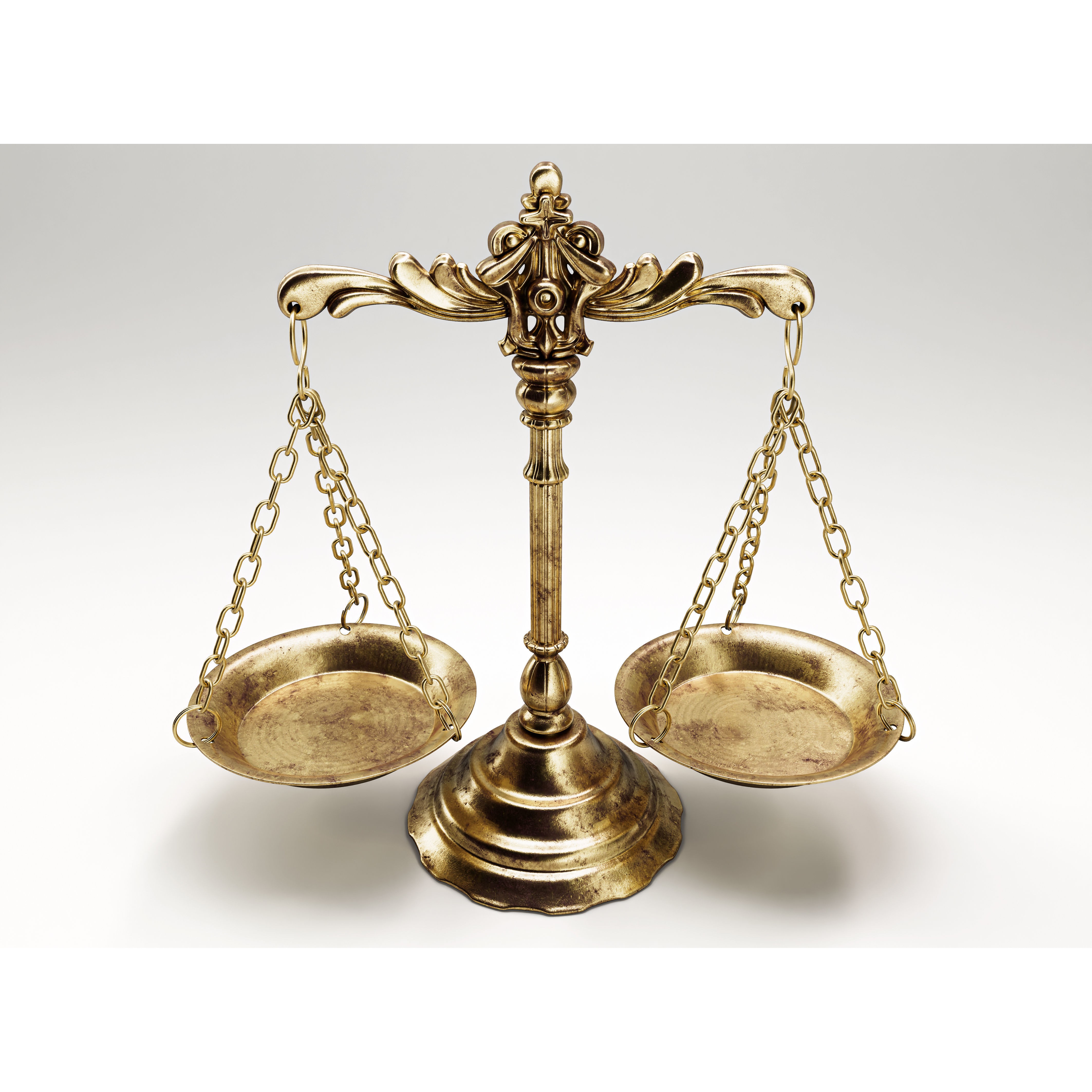 Ornate Justice Scale - Game-Ready 3D Model - View 6