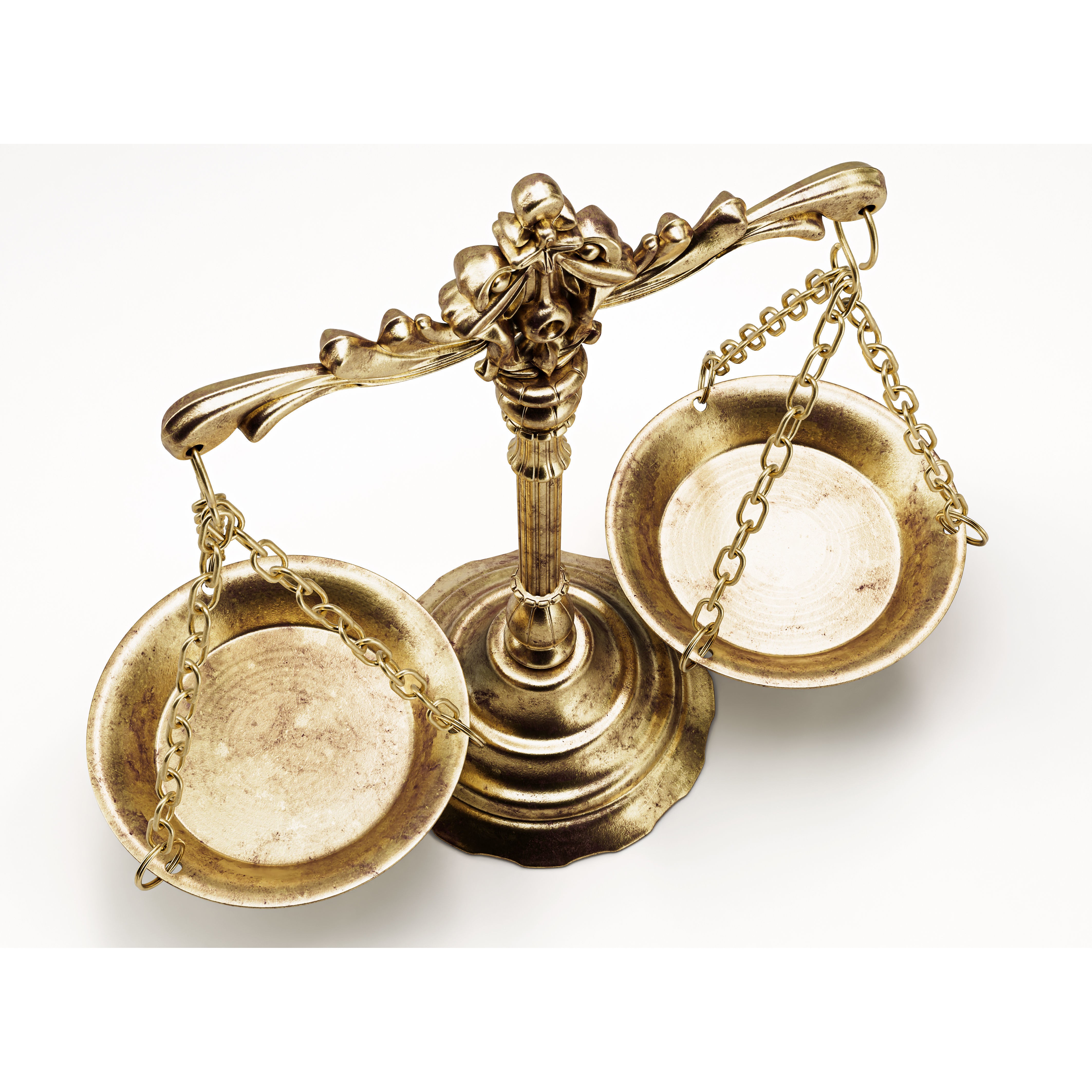 Ornate Justice Scale - Game-Ready 3D Model - View 8