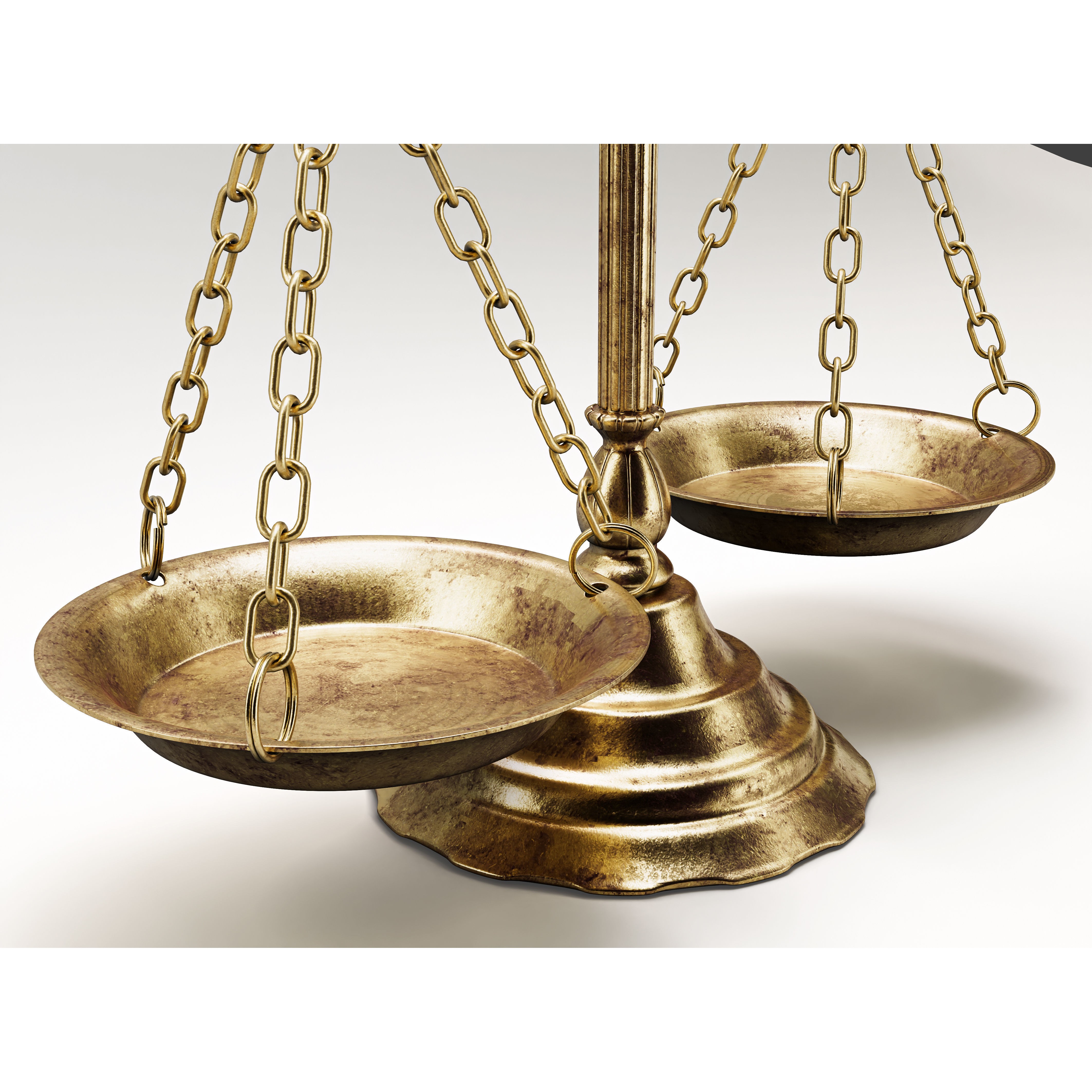 Ornate Justice Scale - Game-Ready 3D Model - View 9