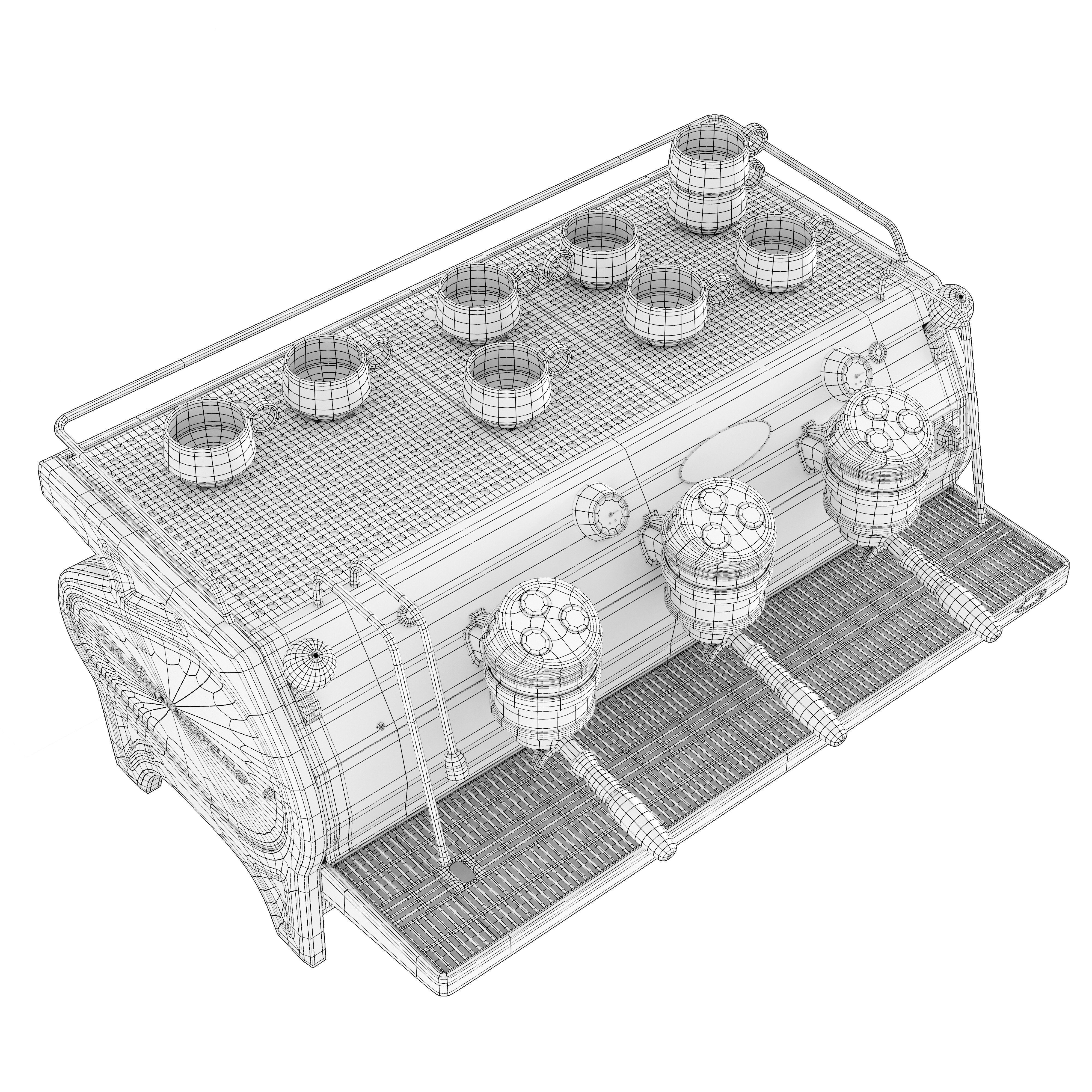 La Marsocco Coffeemachine - High-Quality 3D Model