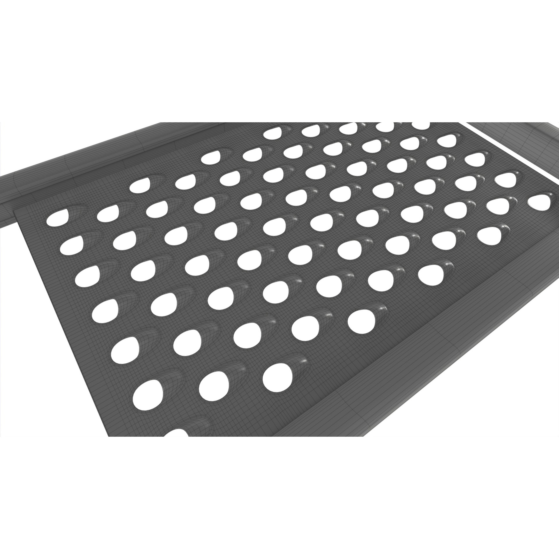 Kitchen Utensils Grater - Low-Poly Game-Ready 3D Model - View 11