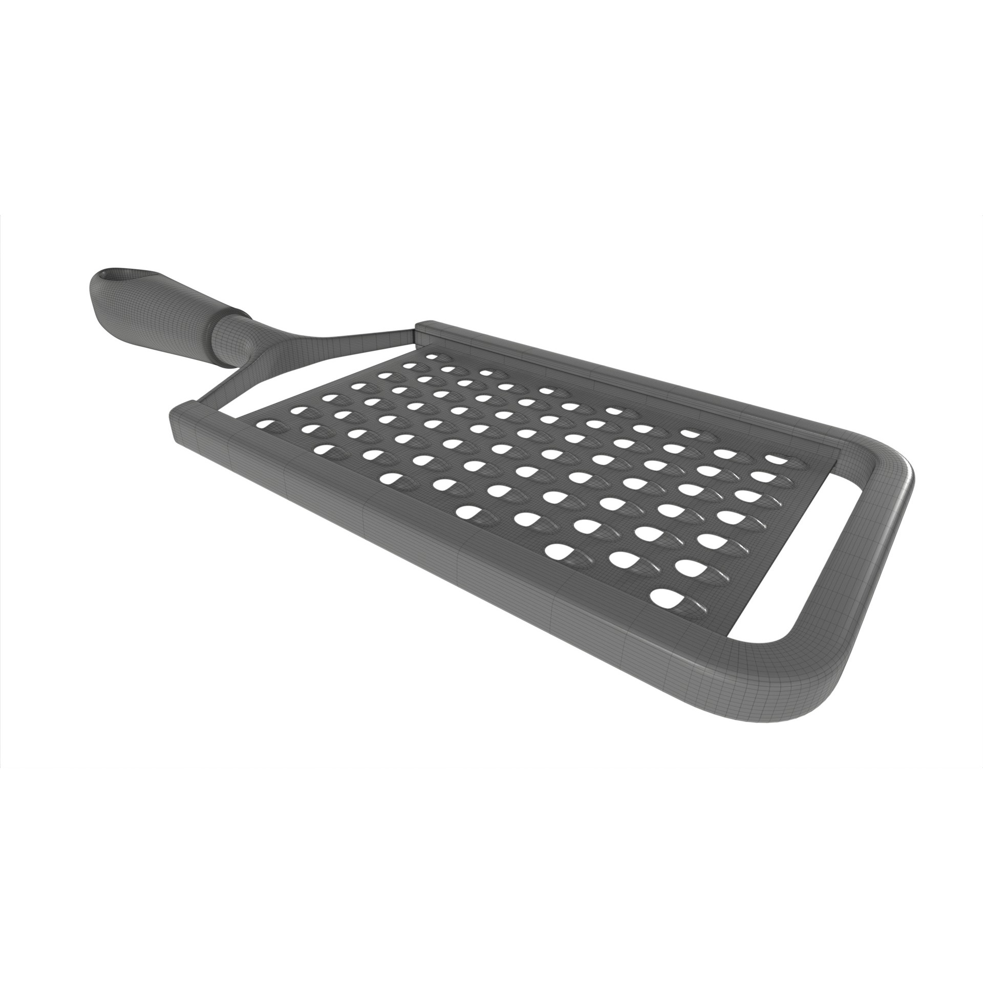 Kitchen Utensils Grater - Low-Poly Game-Ready 3D Model - View 13