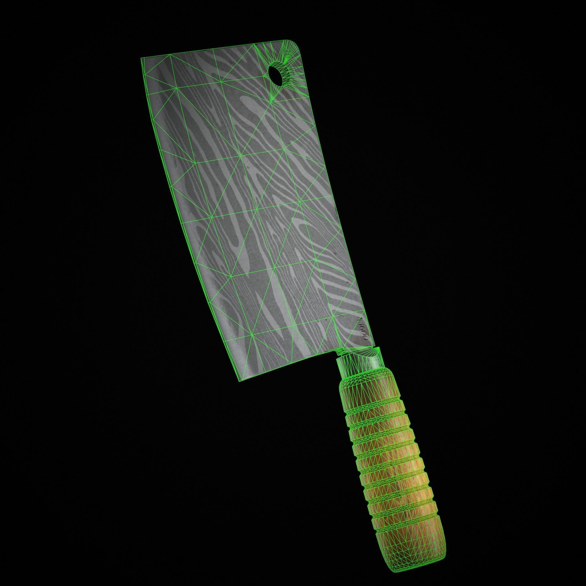 Cleaver - Low-Poly Game-Ready 3D Model