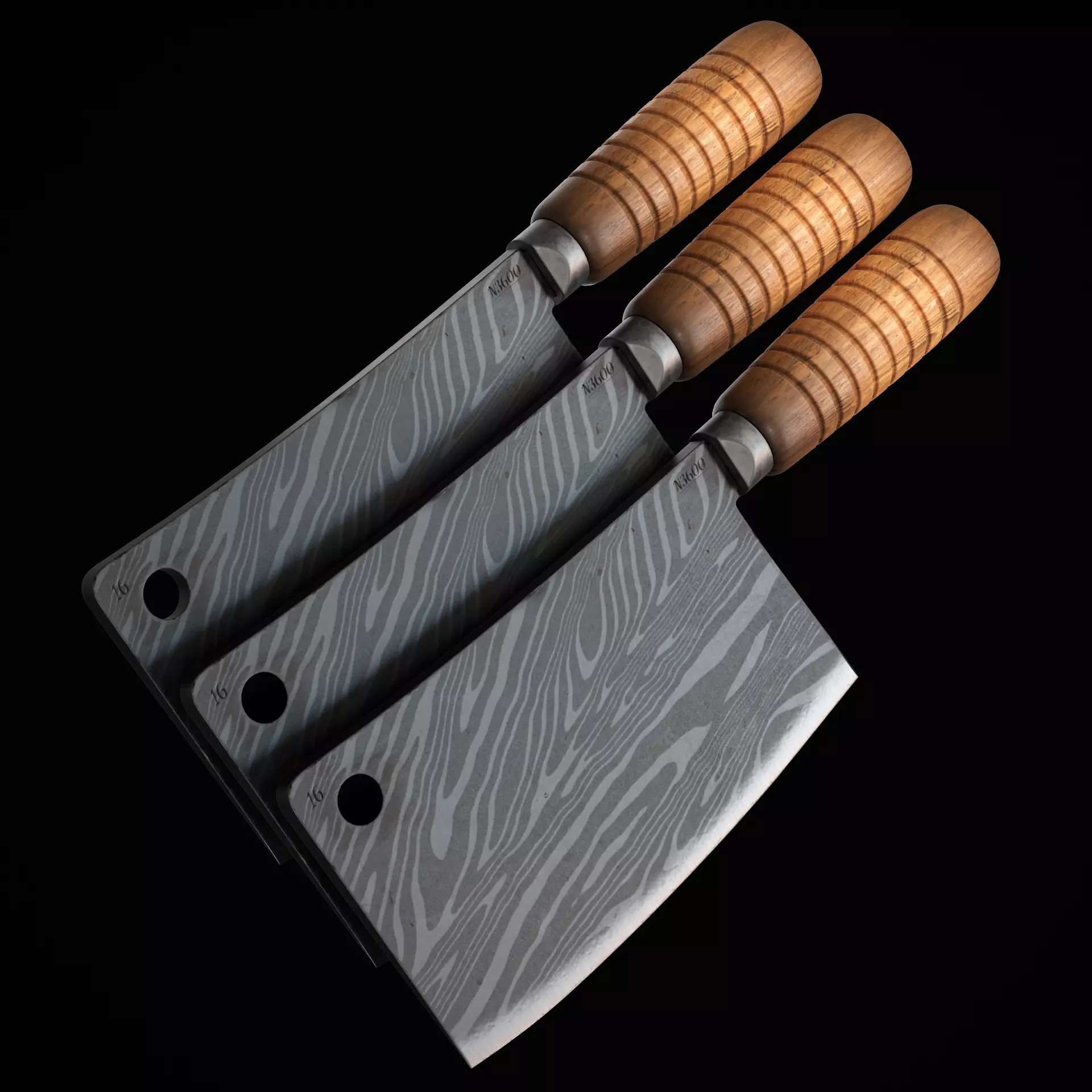 Cleaver - Low-Poly Game-Ready 3D Model - View 2