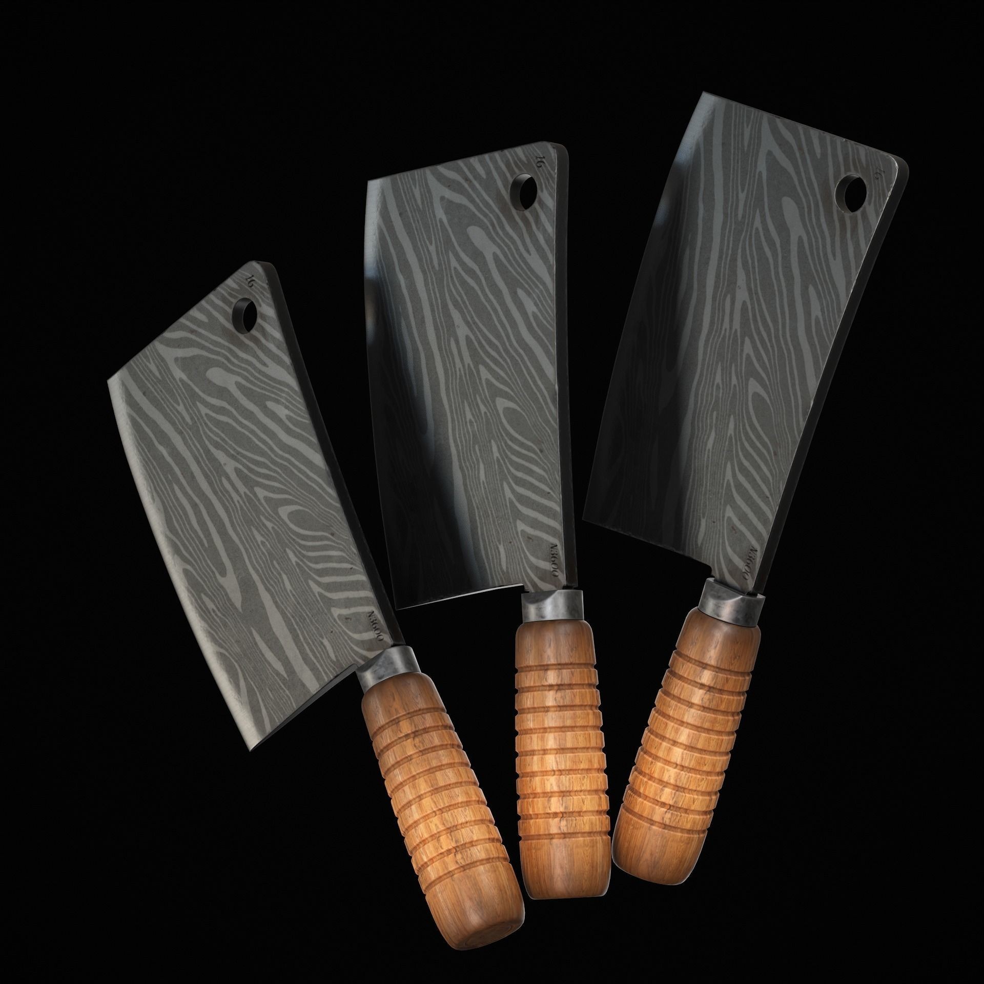 Cleaver - Low-Poly Game-Ready 3D Model - View 4