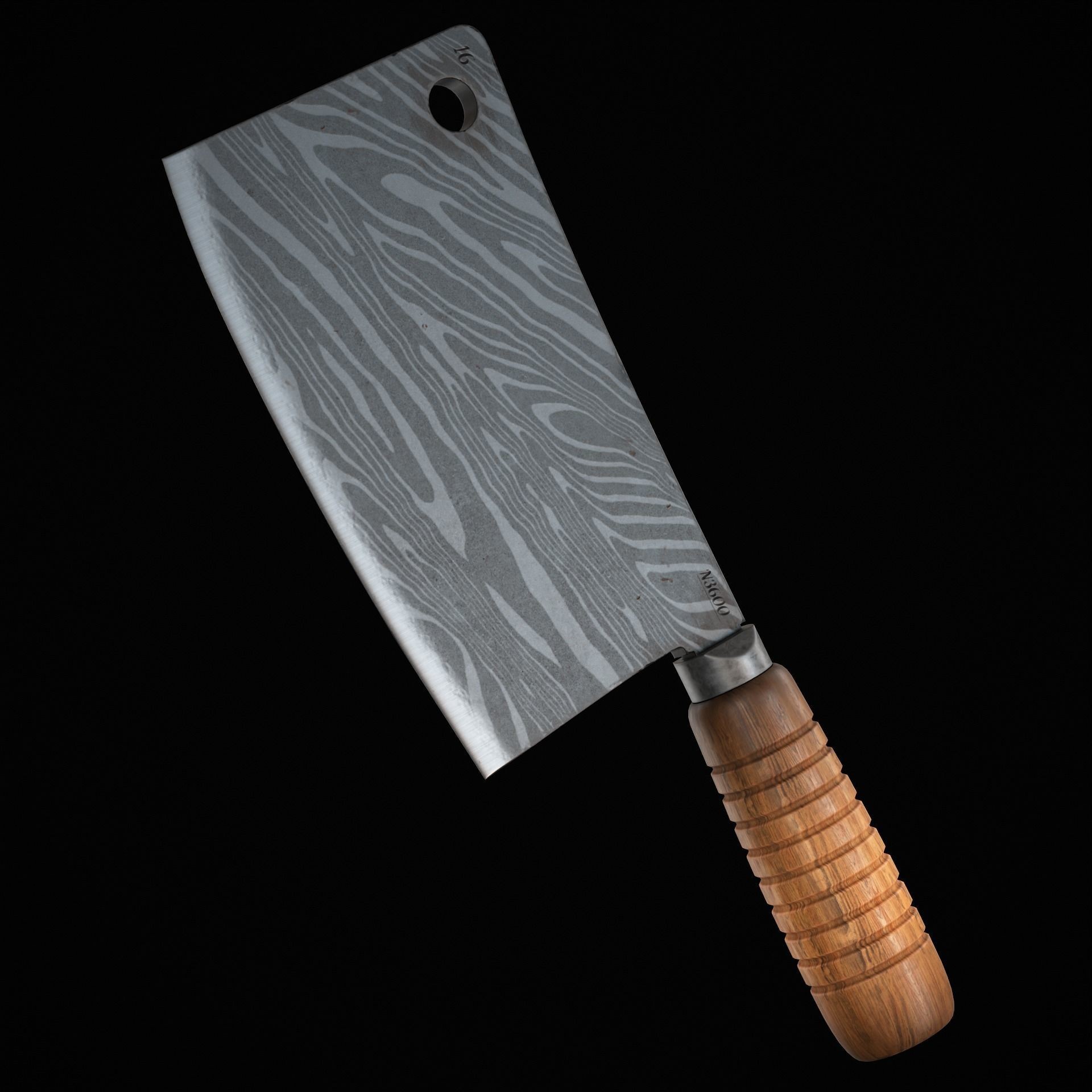 Cleaver - Low-Poly Game-Ready 3D Model - View 5