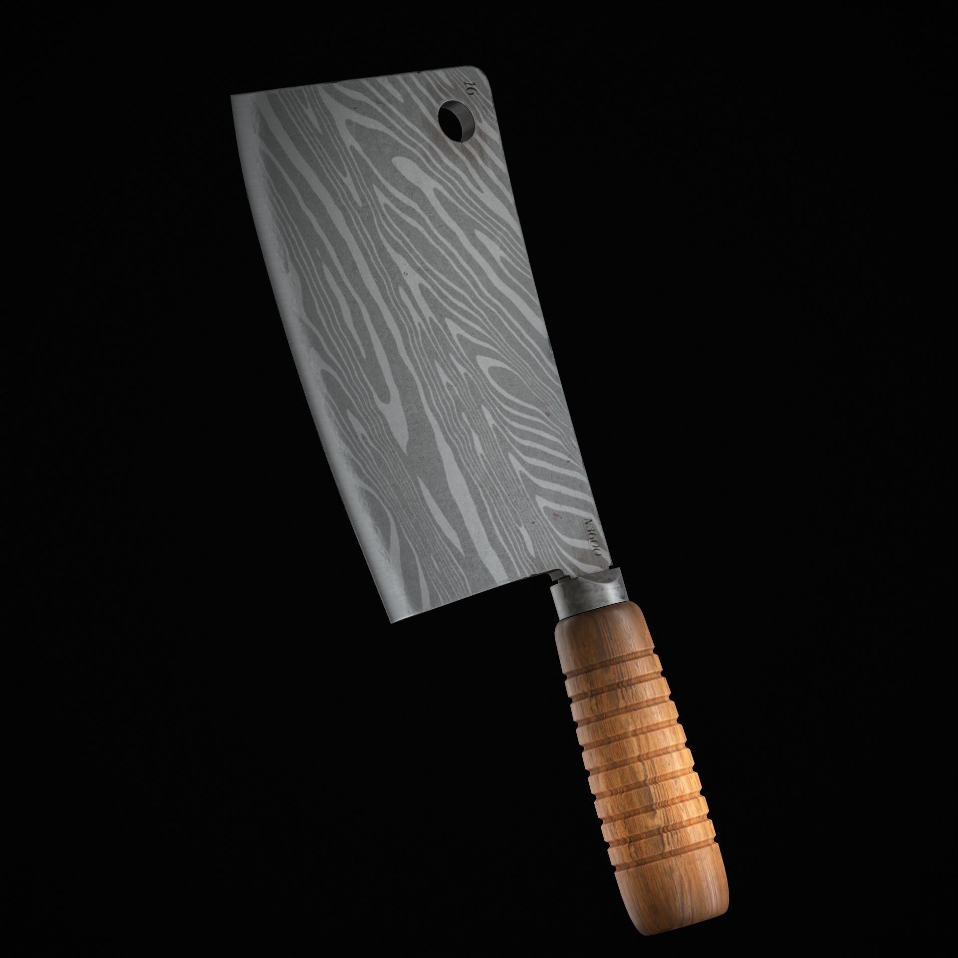 Cleaver - Low-Poly Game-Ready 3D Model - View 6
