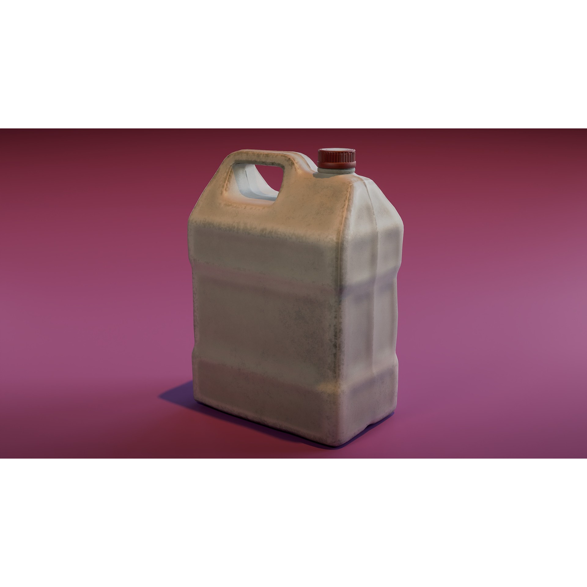 Plastic Jerrycans and Bottles - Low-Poly Game-Ready 3D Model - View 4