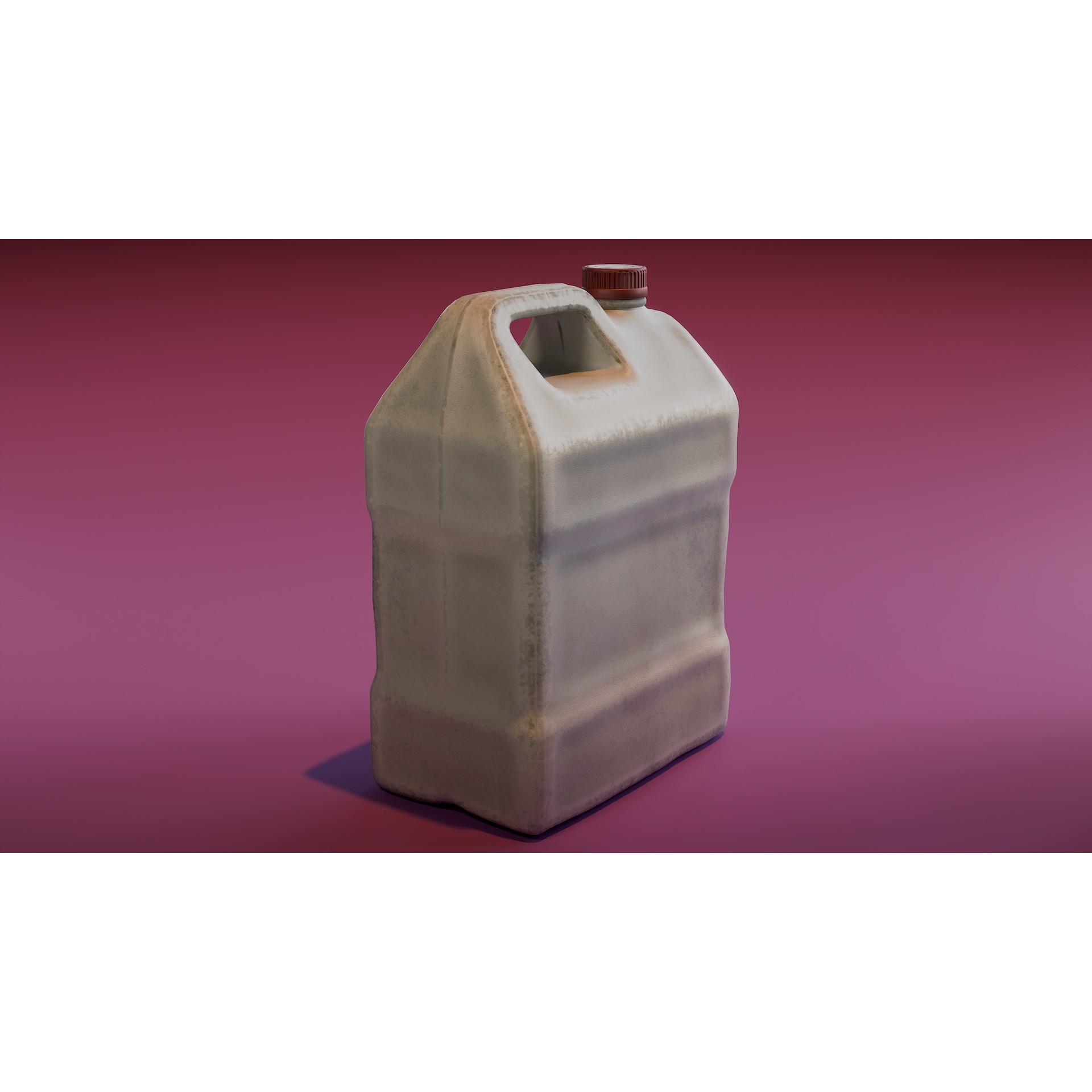 Plastic Jerrycans and Bottles - Low-Poly Game-Ready 3D Model - View 5