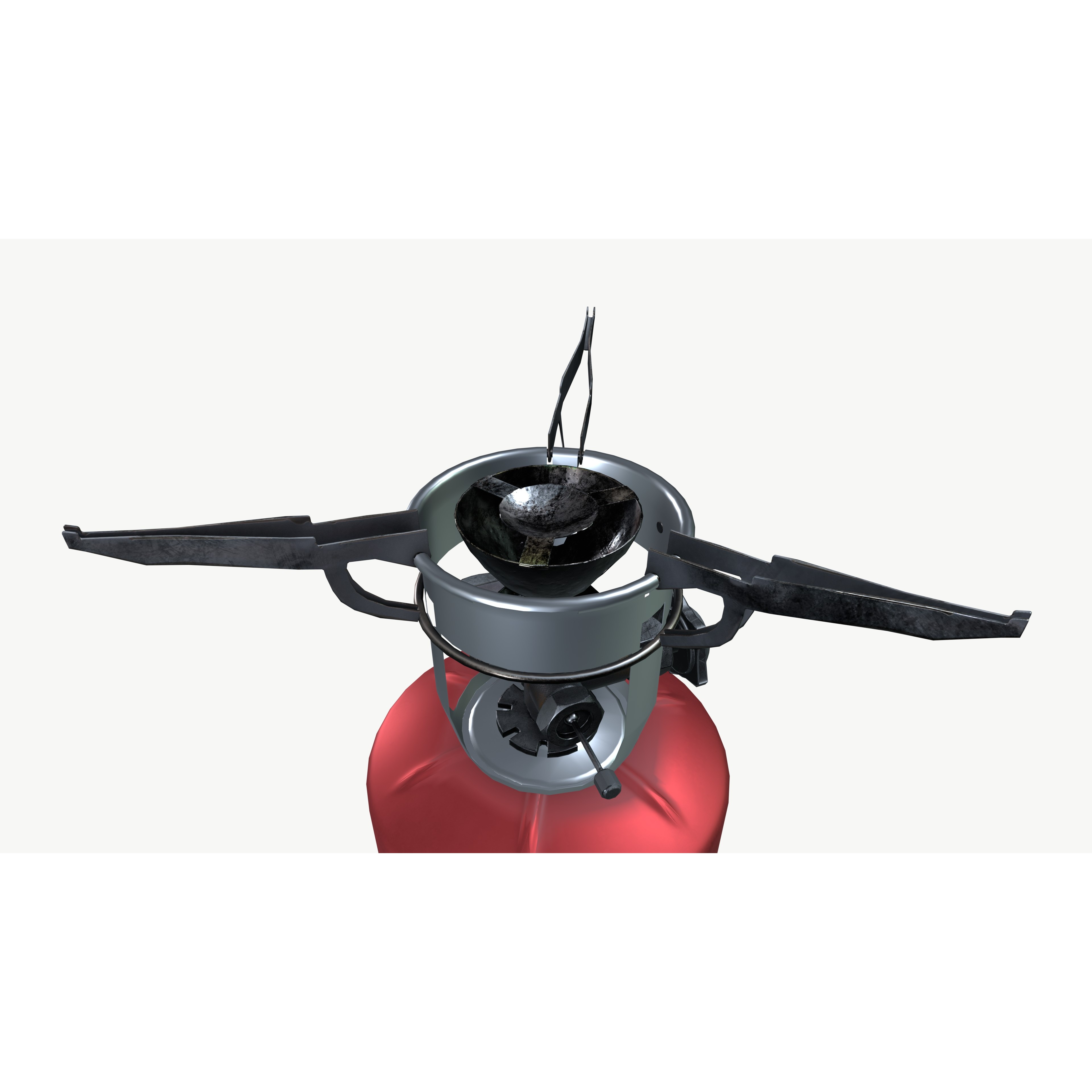 Military Stove Gas Canister - Game-Ready 3D Model - View 5