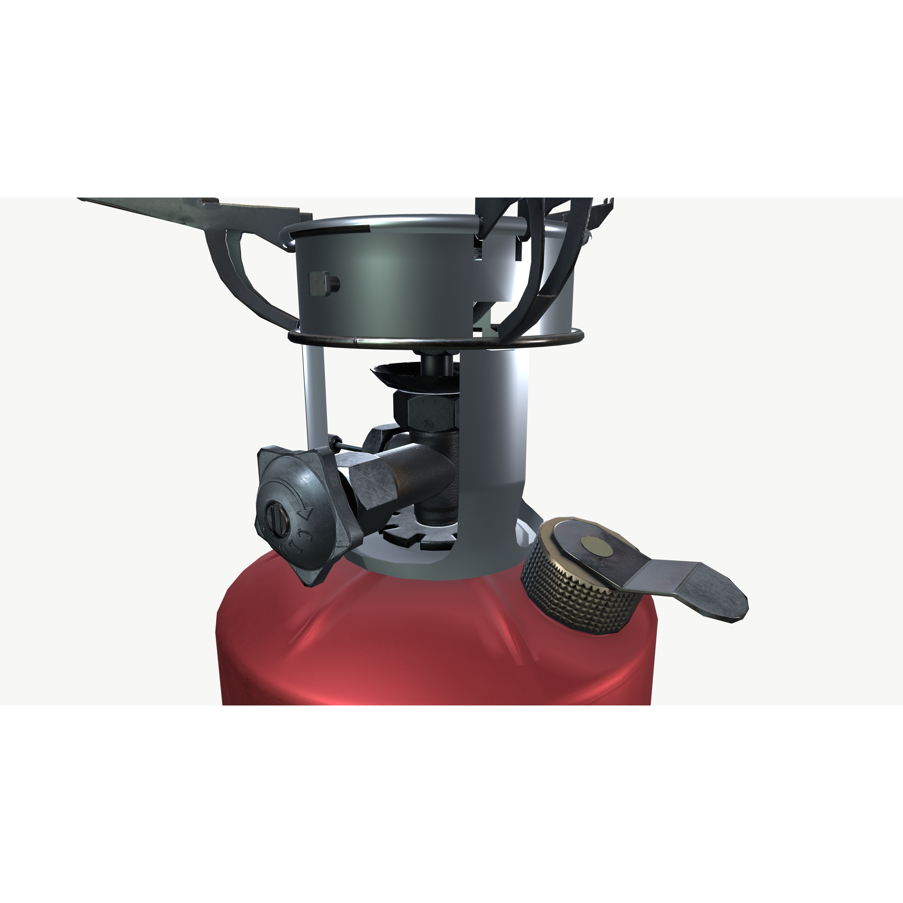 Military Stove Gas Canister - Game-Ready 3D Model - View 6