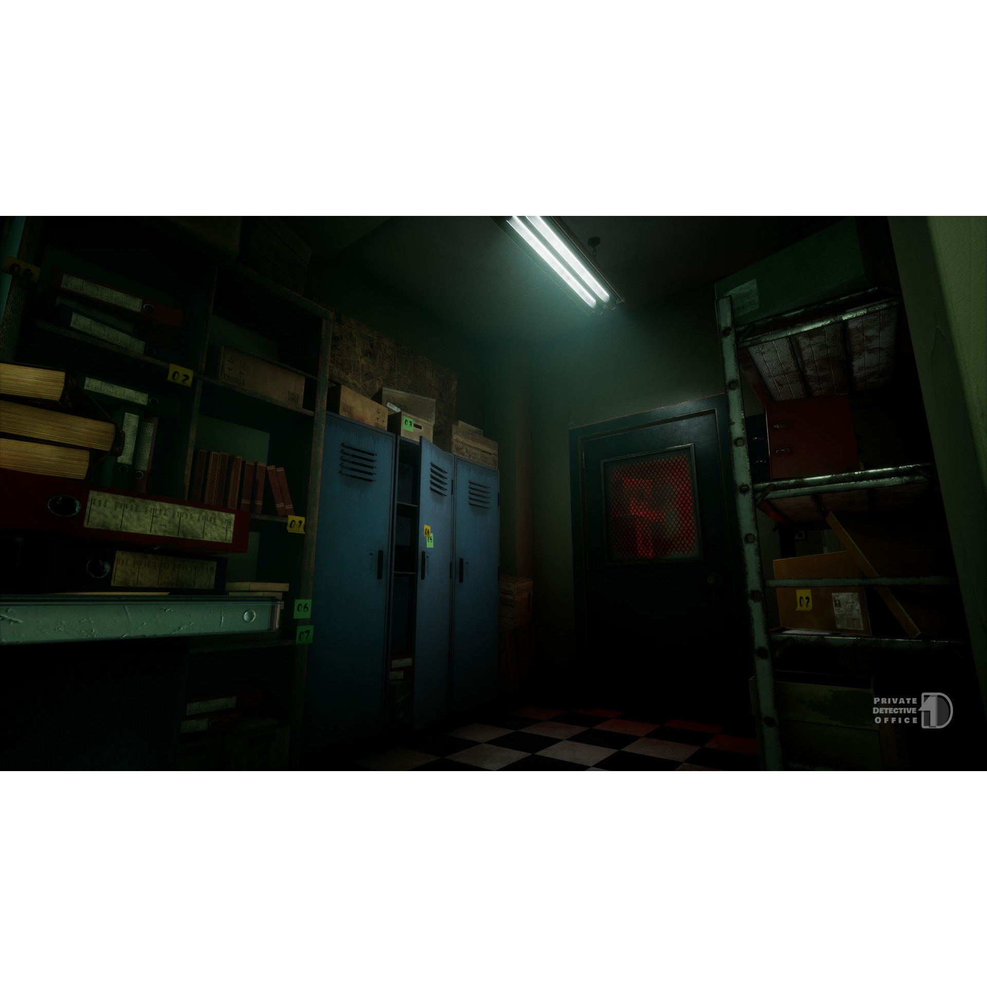 Detective Office - Low-Poly Game-Ready 3D Model - View 12