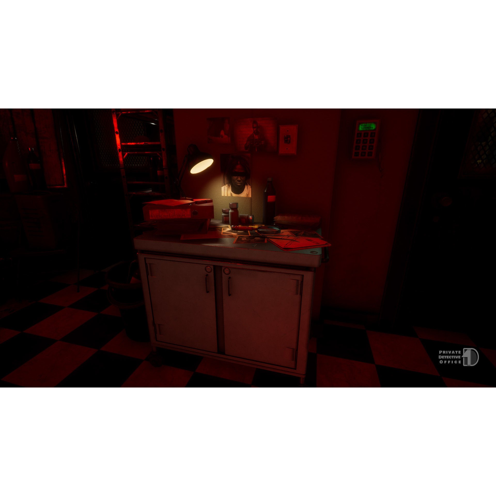 Detective Office - Low-Poly Game-Ready 3D Model - View 13