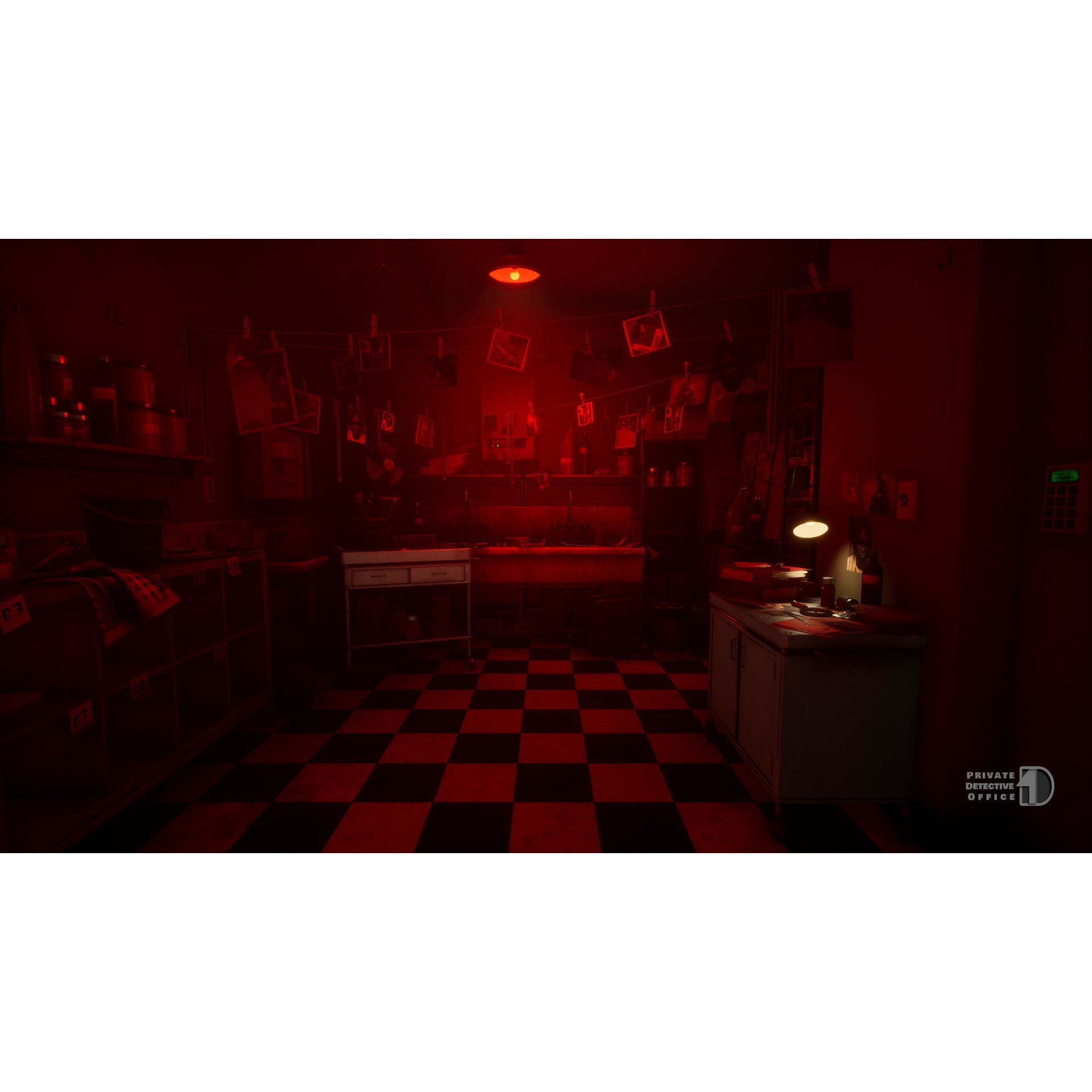 Detective Office - Low-Poly Game-Ready 3D Model - View 20
