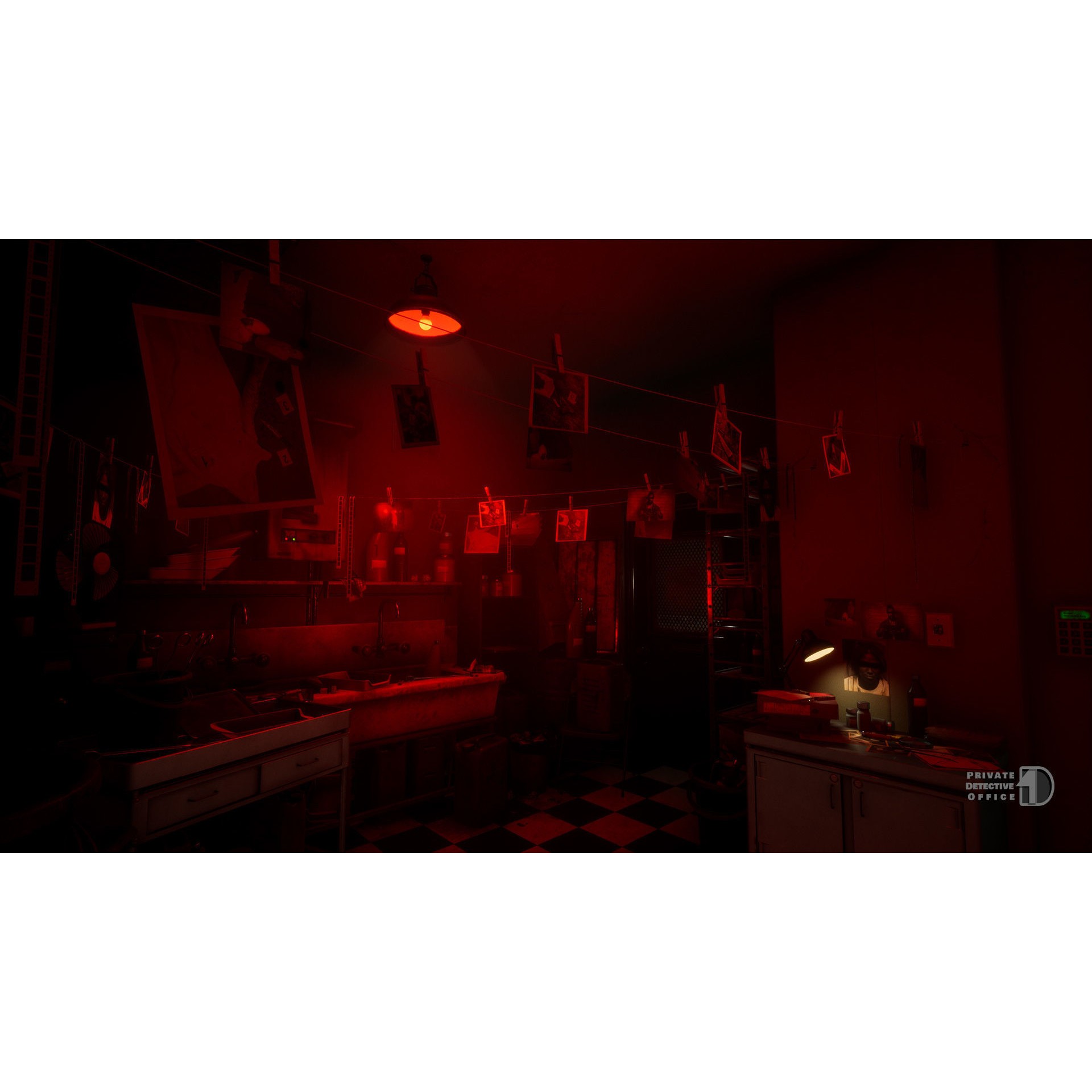 Detective Office - Low-Poly Game-Ready 3D Model - View 6