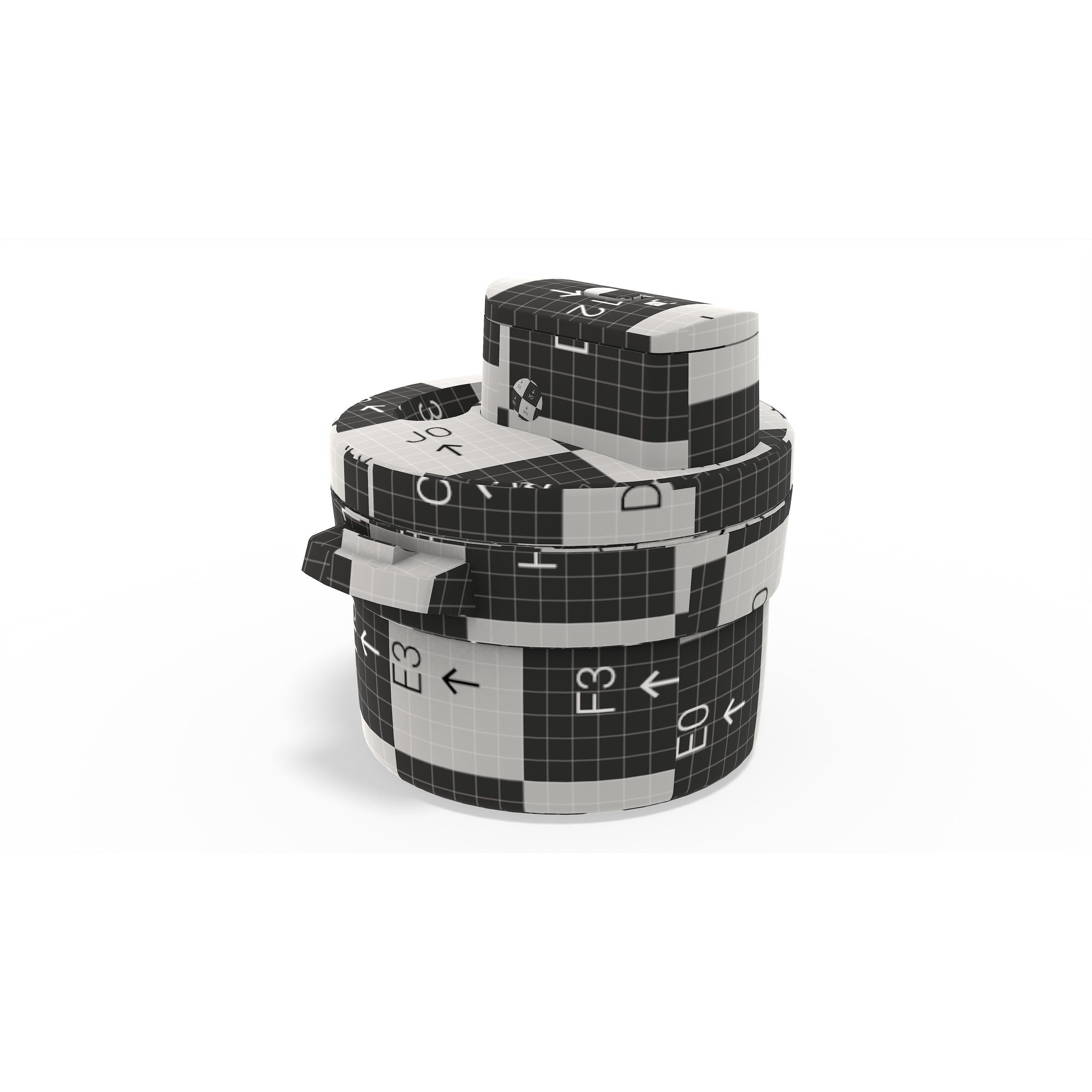 Krups Ice-Cream Maker - PBR Game-Ready 3D Model