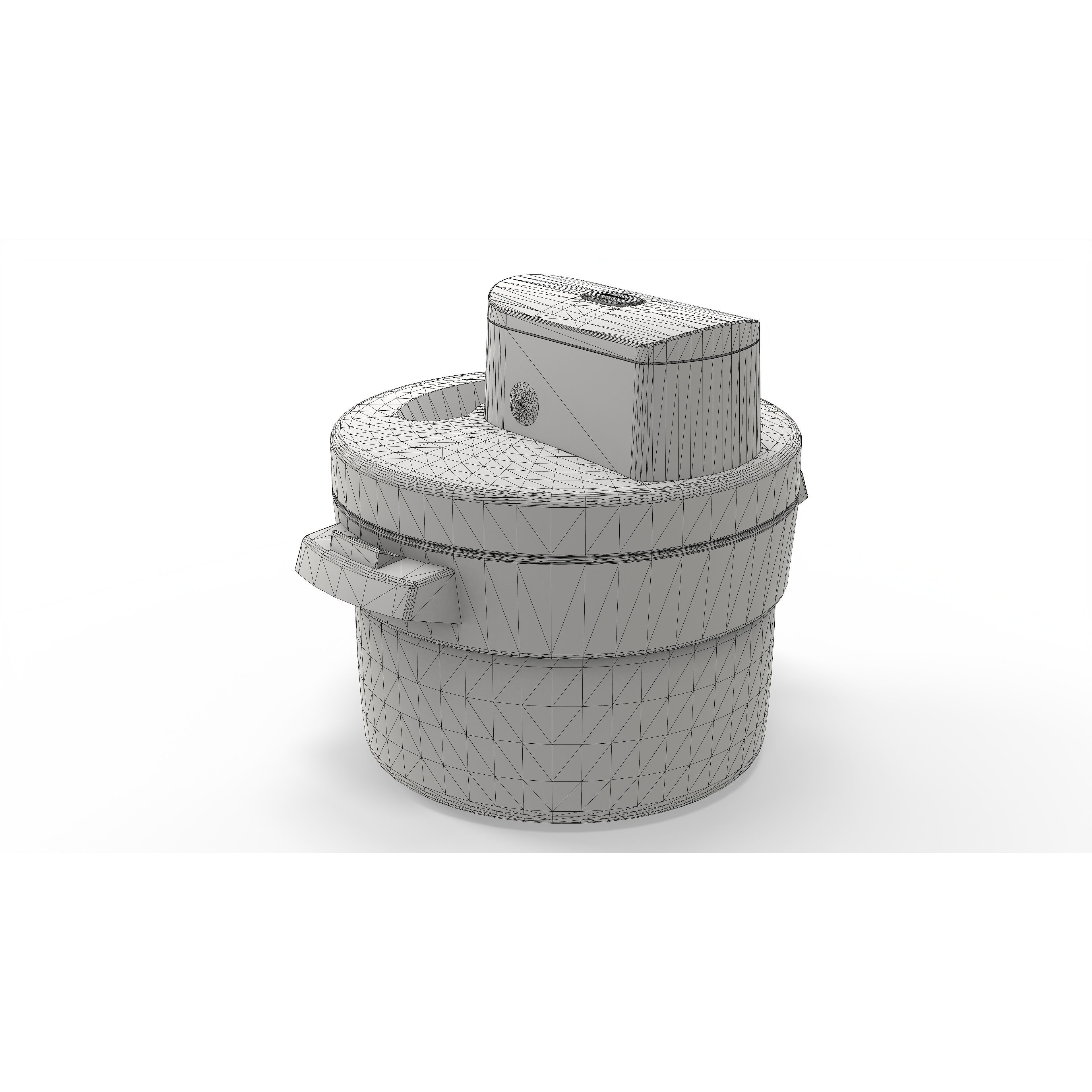 Krups Ice-Cream Maker - PBR Game-Ready 3D Model - View 12