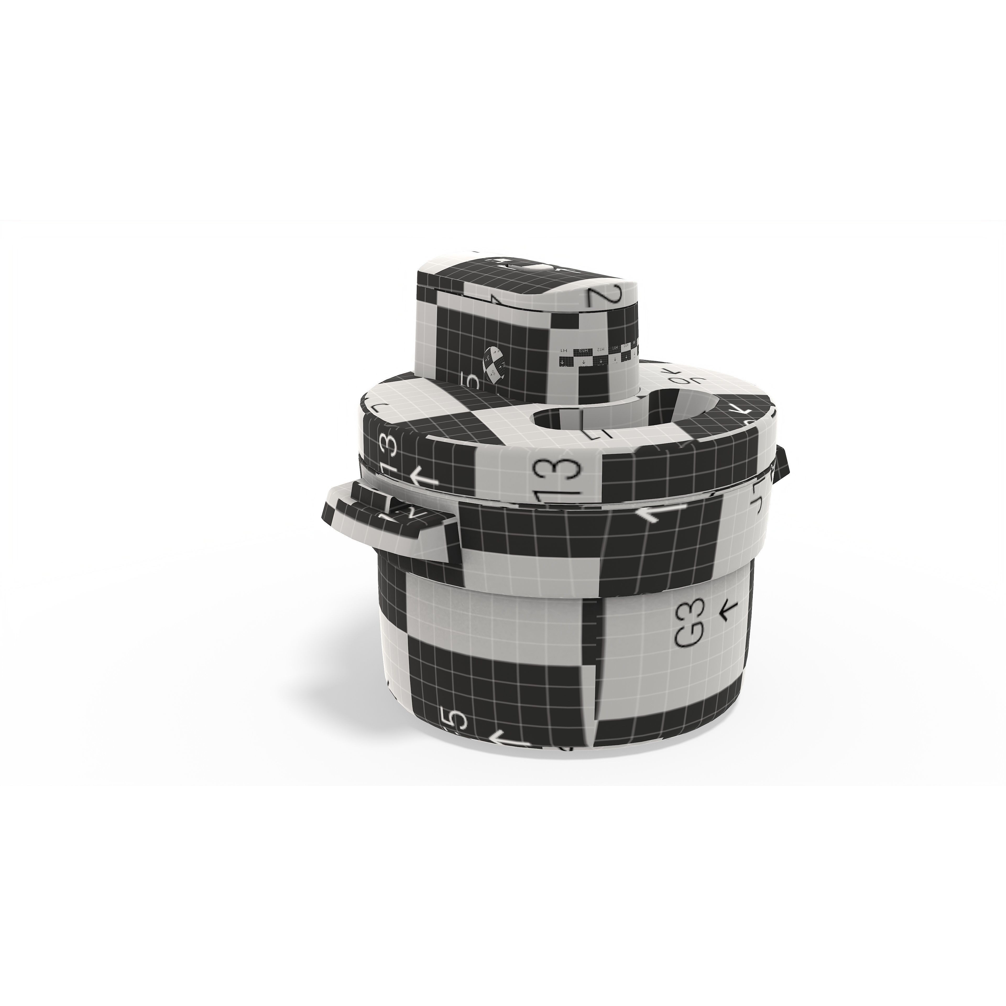 Krups Ice-Cream Maker - PBR Game-Ready 3D Model - View 13