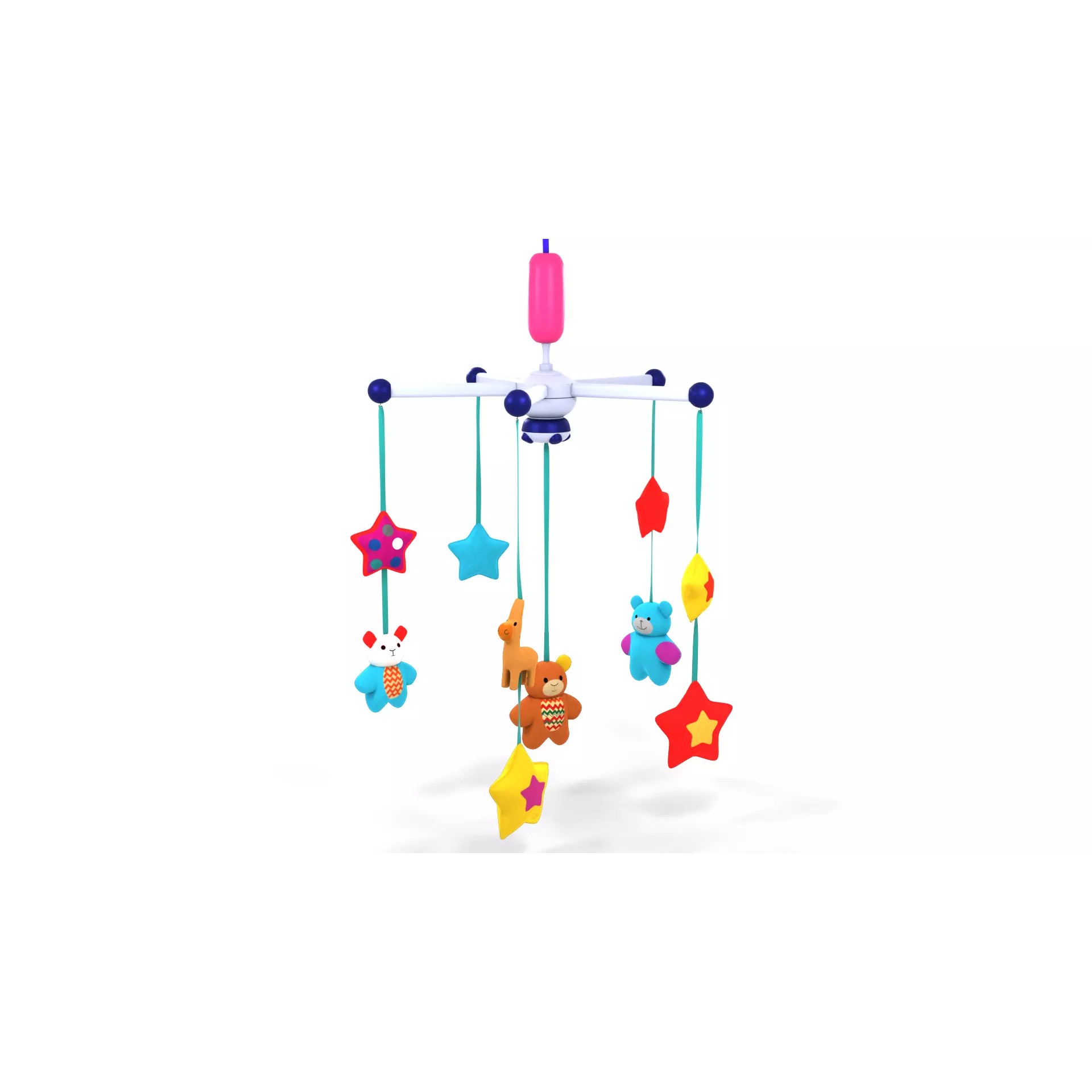 Baby Mobile - Low-Poly Game-Ready 3D Model - View 2
