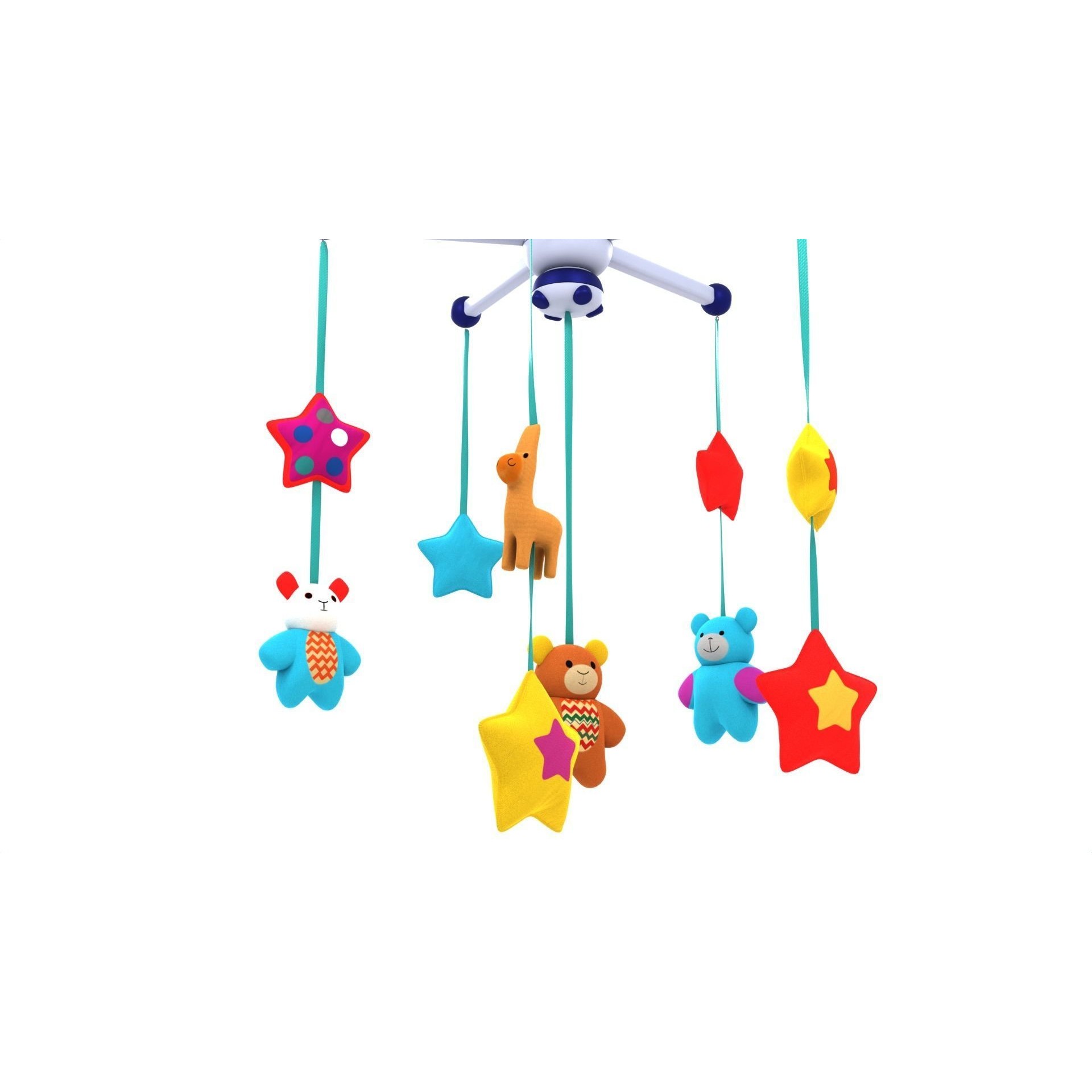 Baby Mobile - Low-Poly Game-Ready 3D Model - View 4