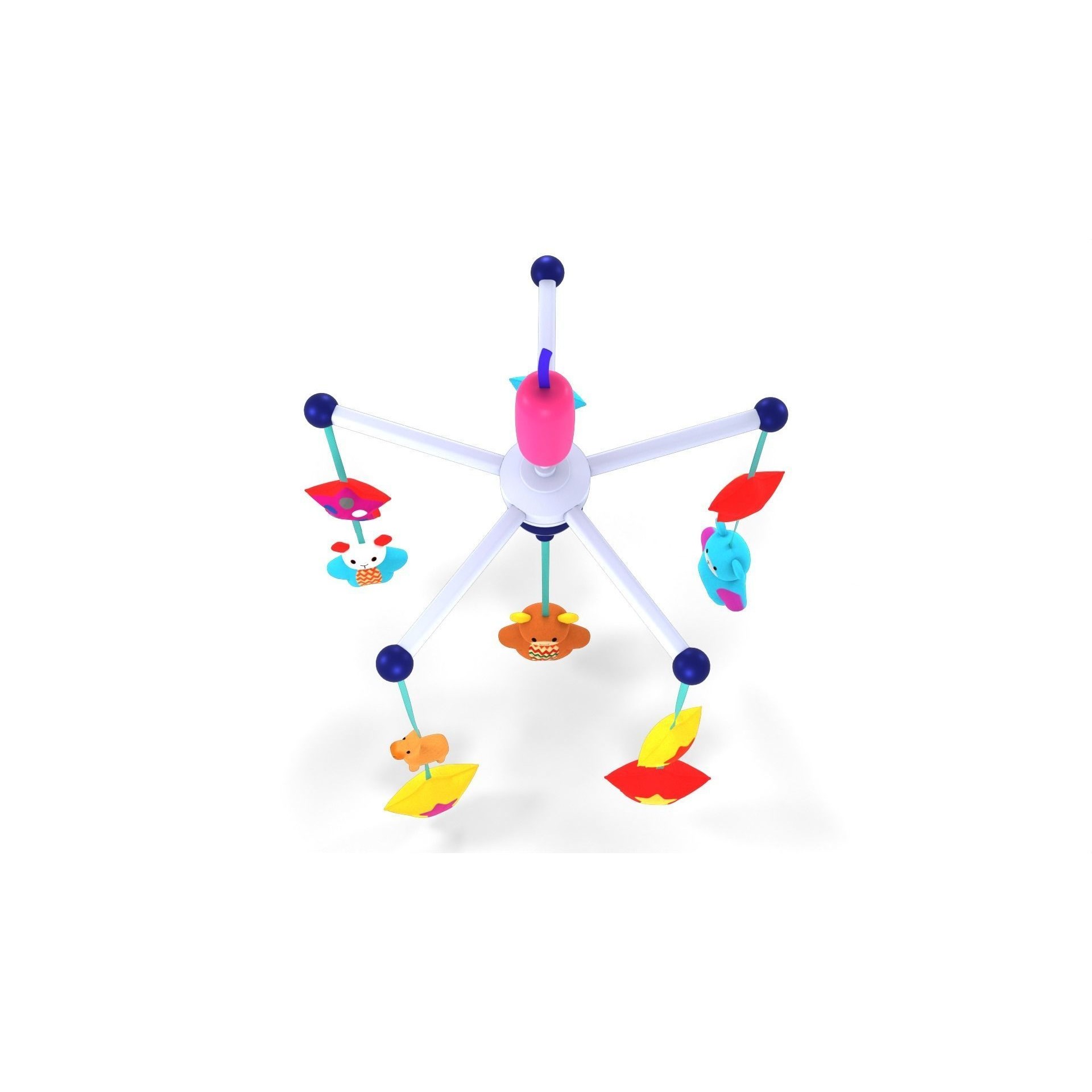 Baby Mobile - Low-Poly Game-Ready 3D Model - View 5