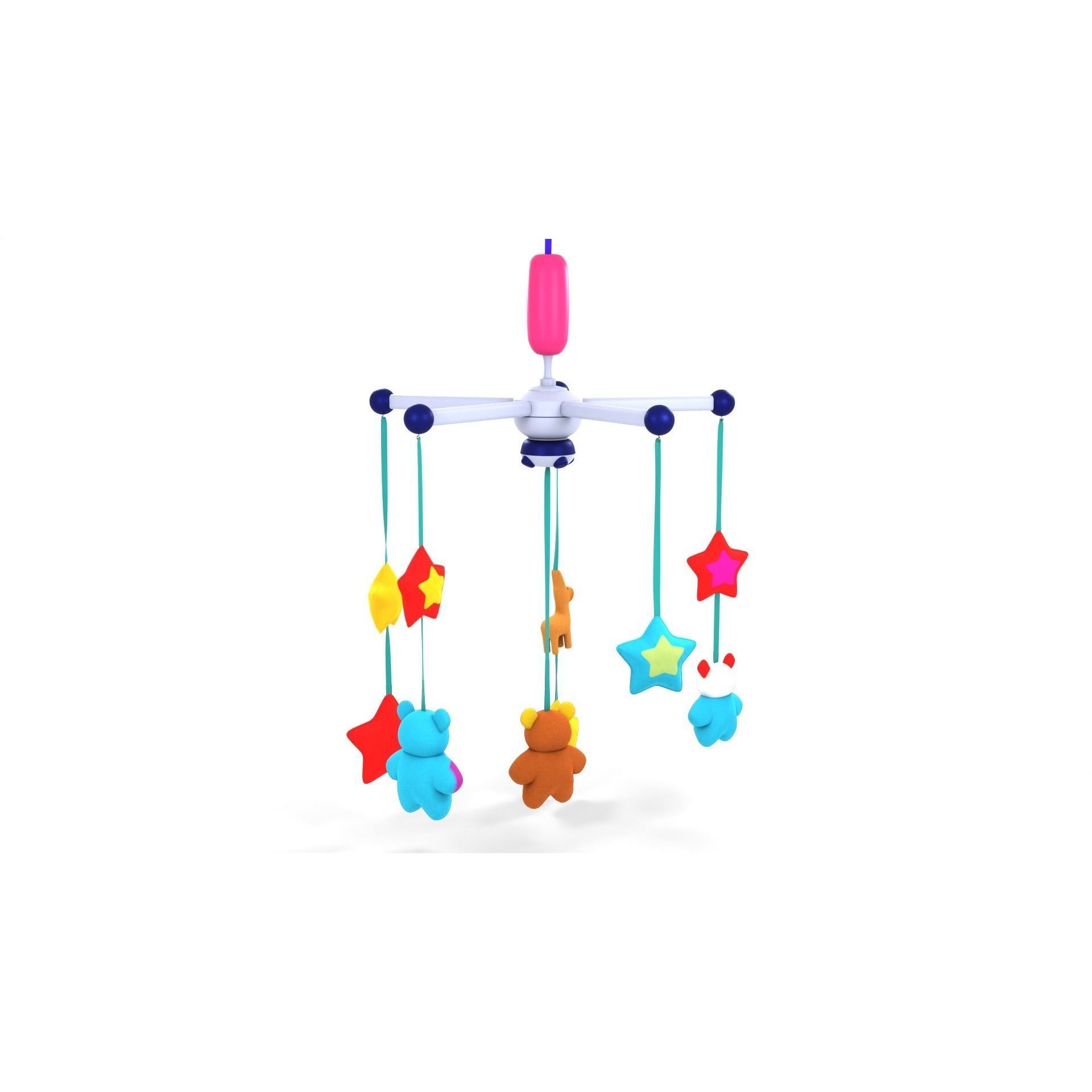 Baby Mobile - Low-Poly Game-Ready 3D Model - View 7