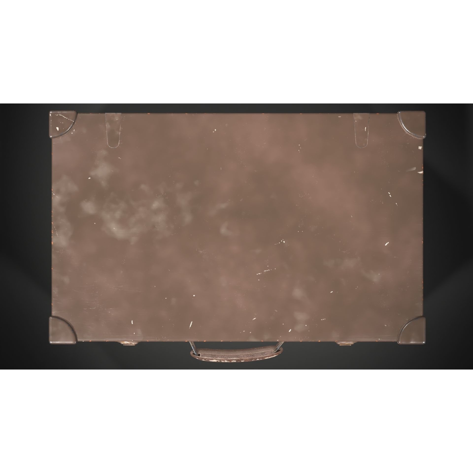Vintage Painted Case - Low-Poly Game-Ready 3D Model - View 6
