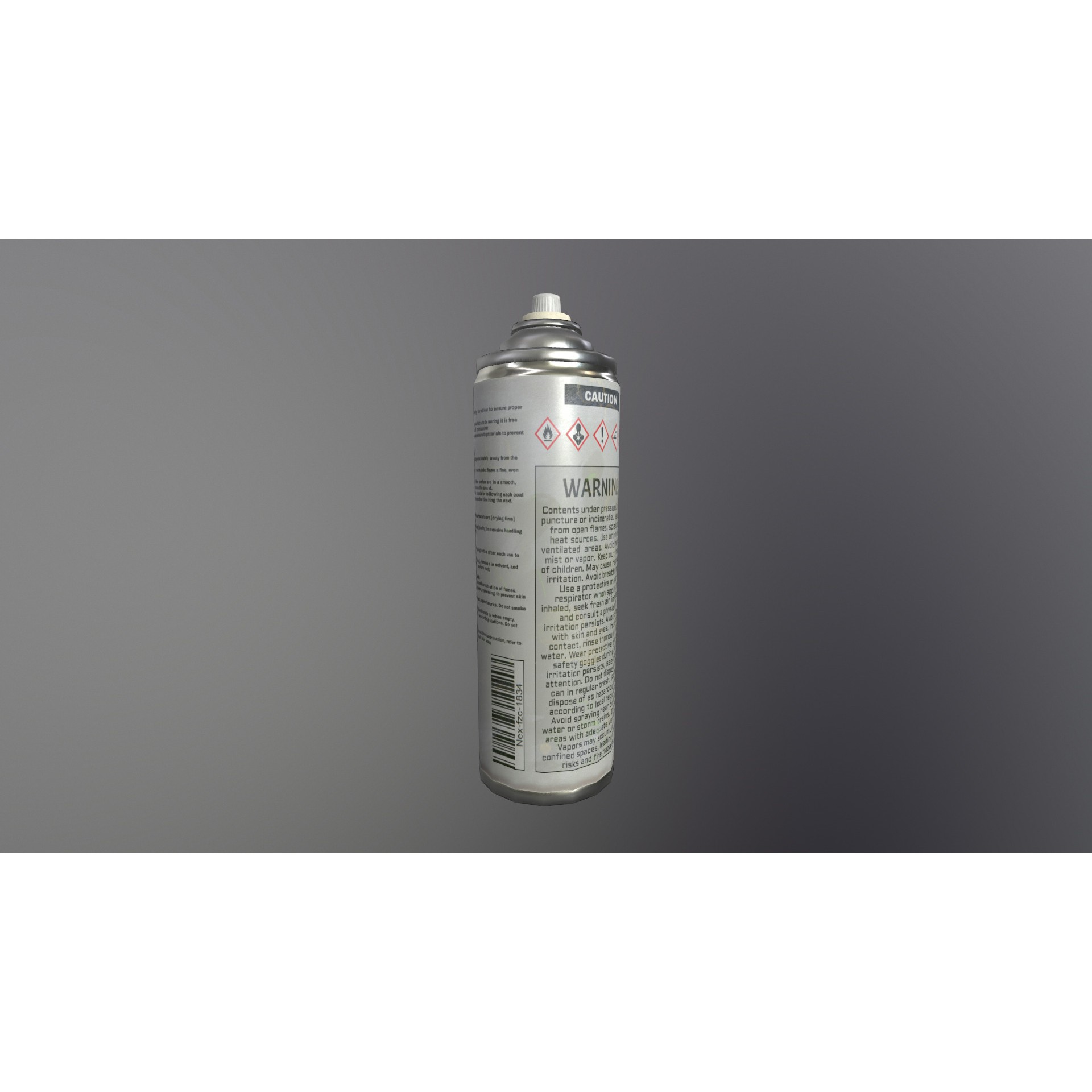 Spray Can - Low-Poly Game-Ready 3D Model - View 5