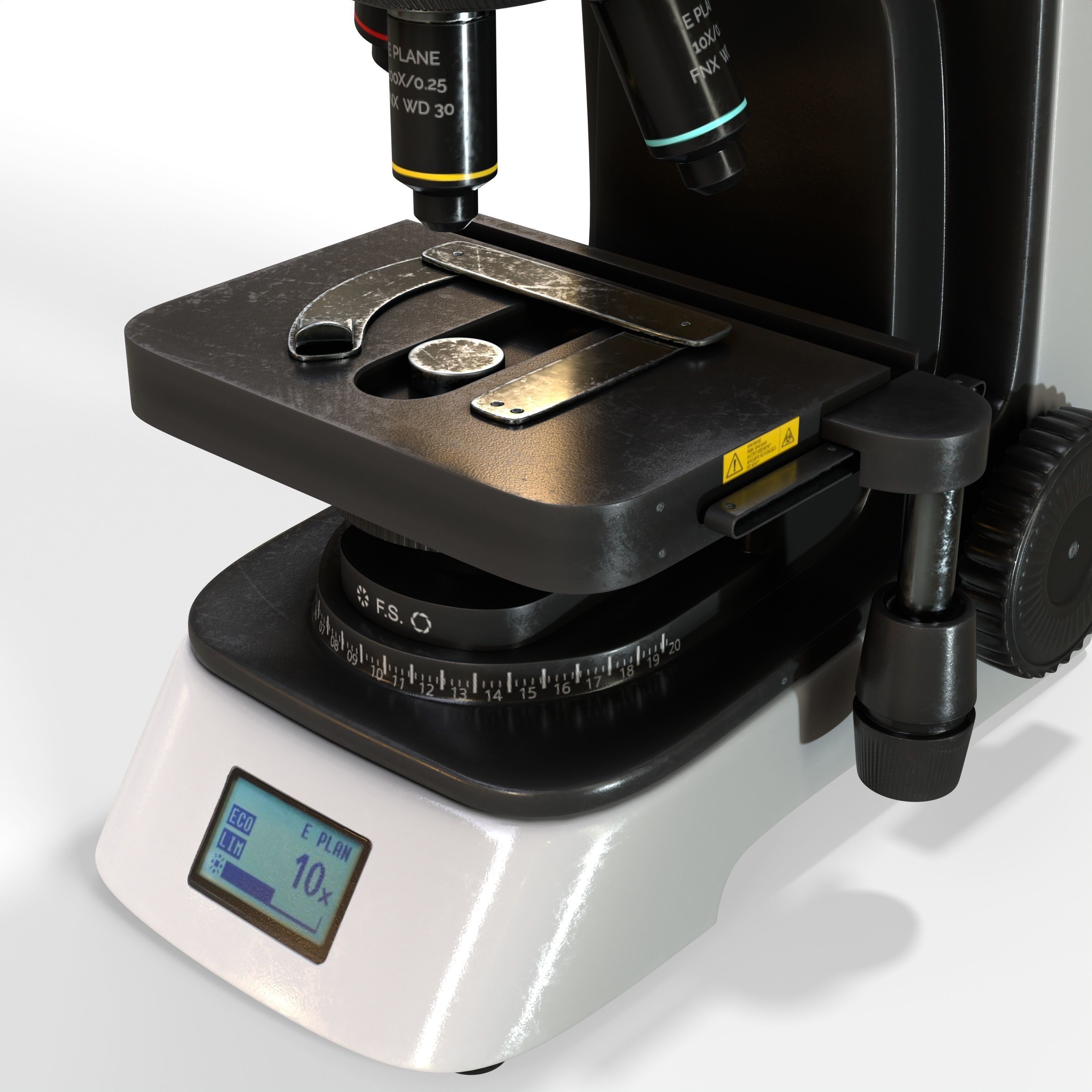 Nikon Eclipse Si Microscope - Game-Ready 3D Model - View 6