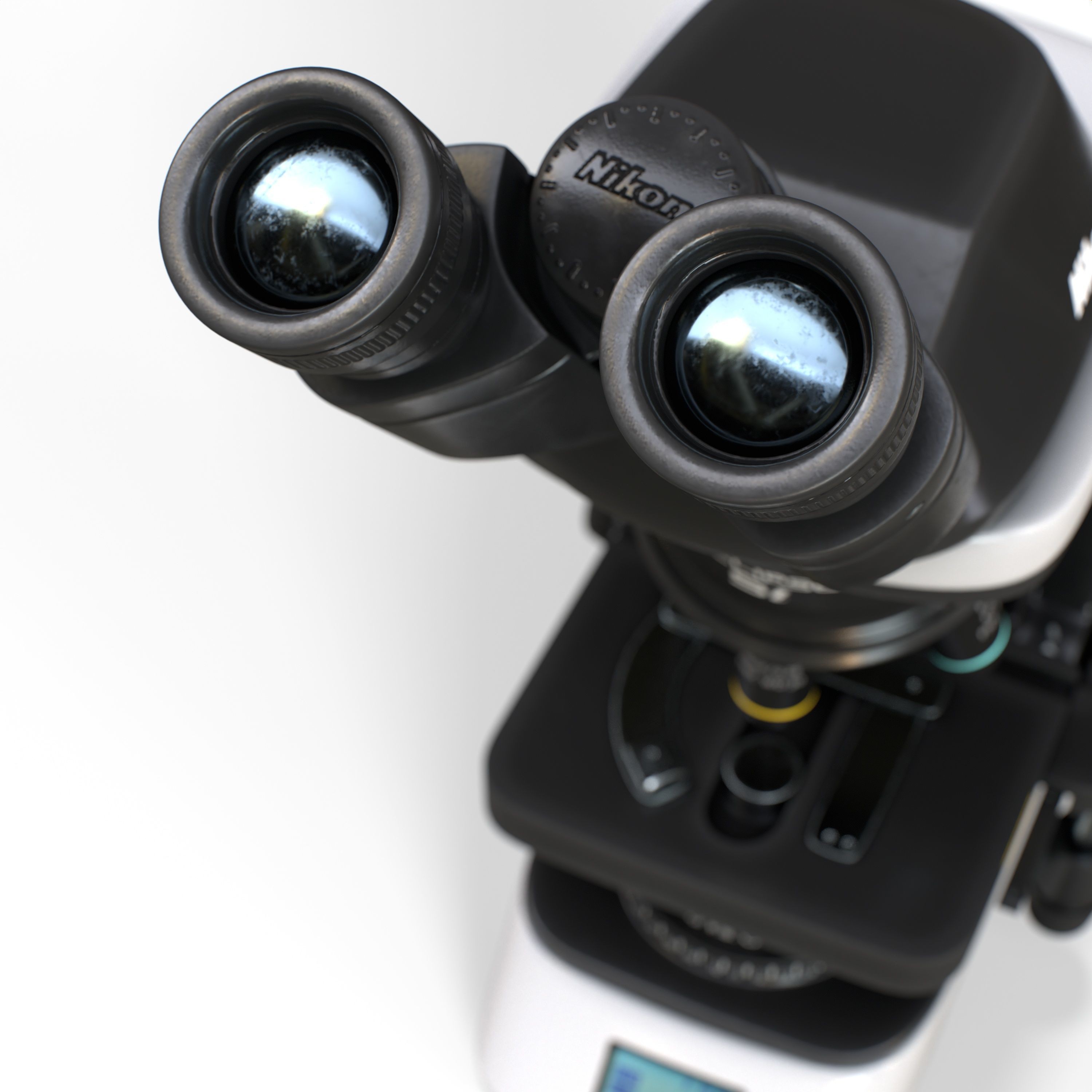Nikon Eclipse Si Microscope - Game-Ready 3D Model - View 7