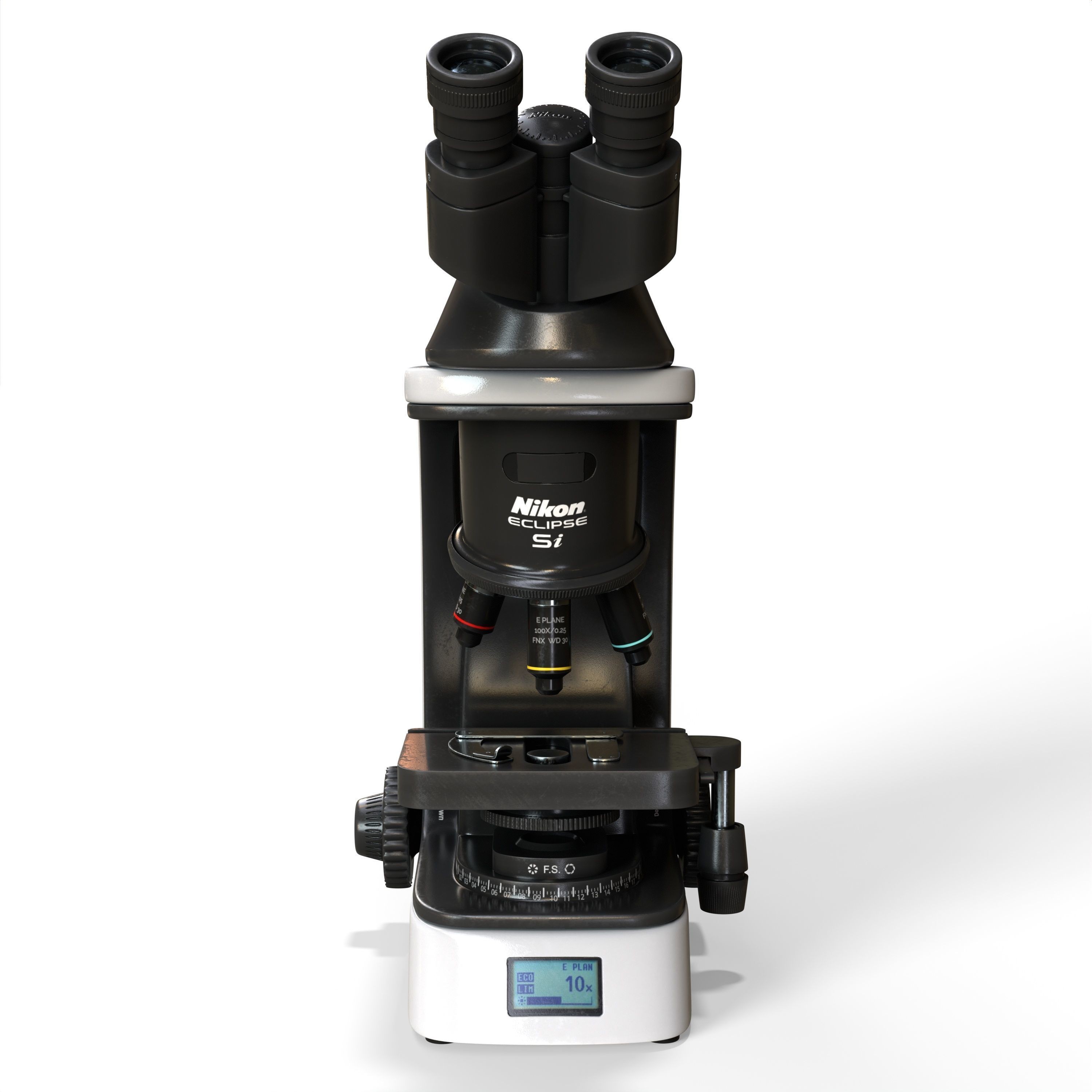 Nikon Eclipse Si Microscope - Game-Ready 3D Model - View 8