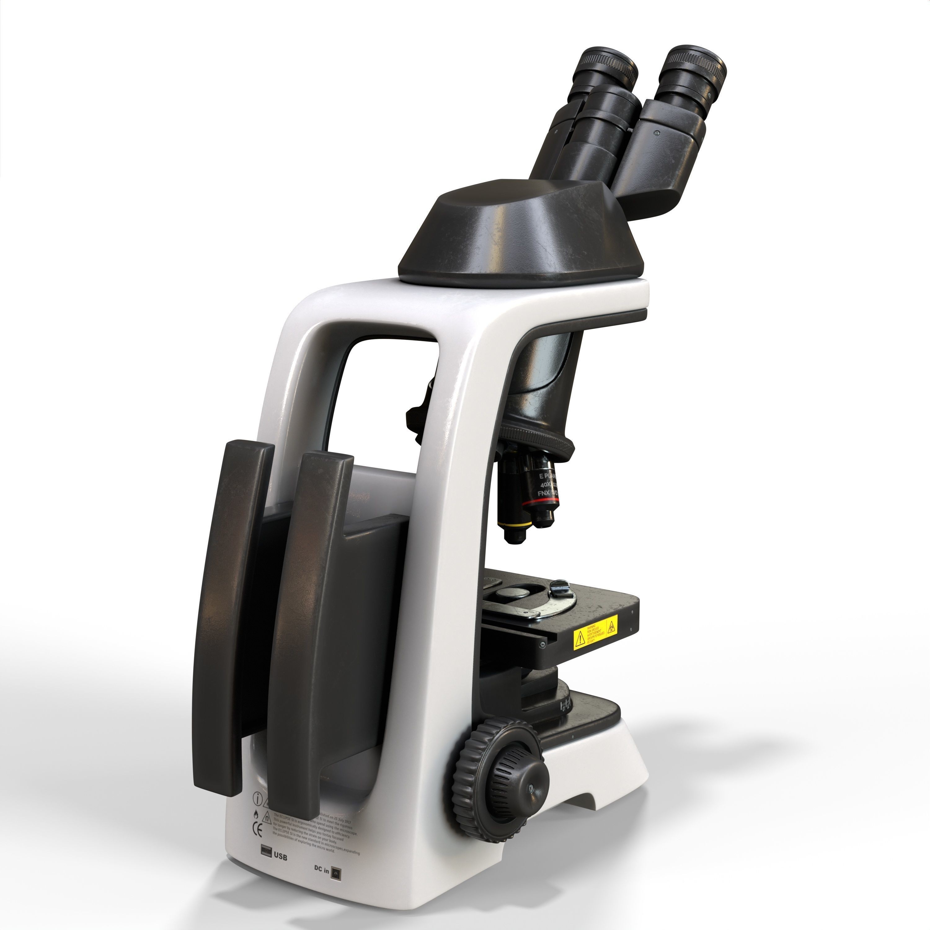 Nikon Eclipse Si Microscope - Game-Ready 3D Model - View 9