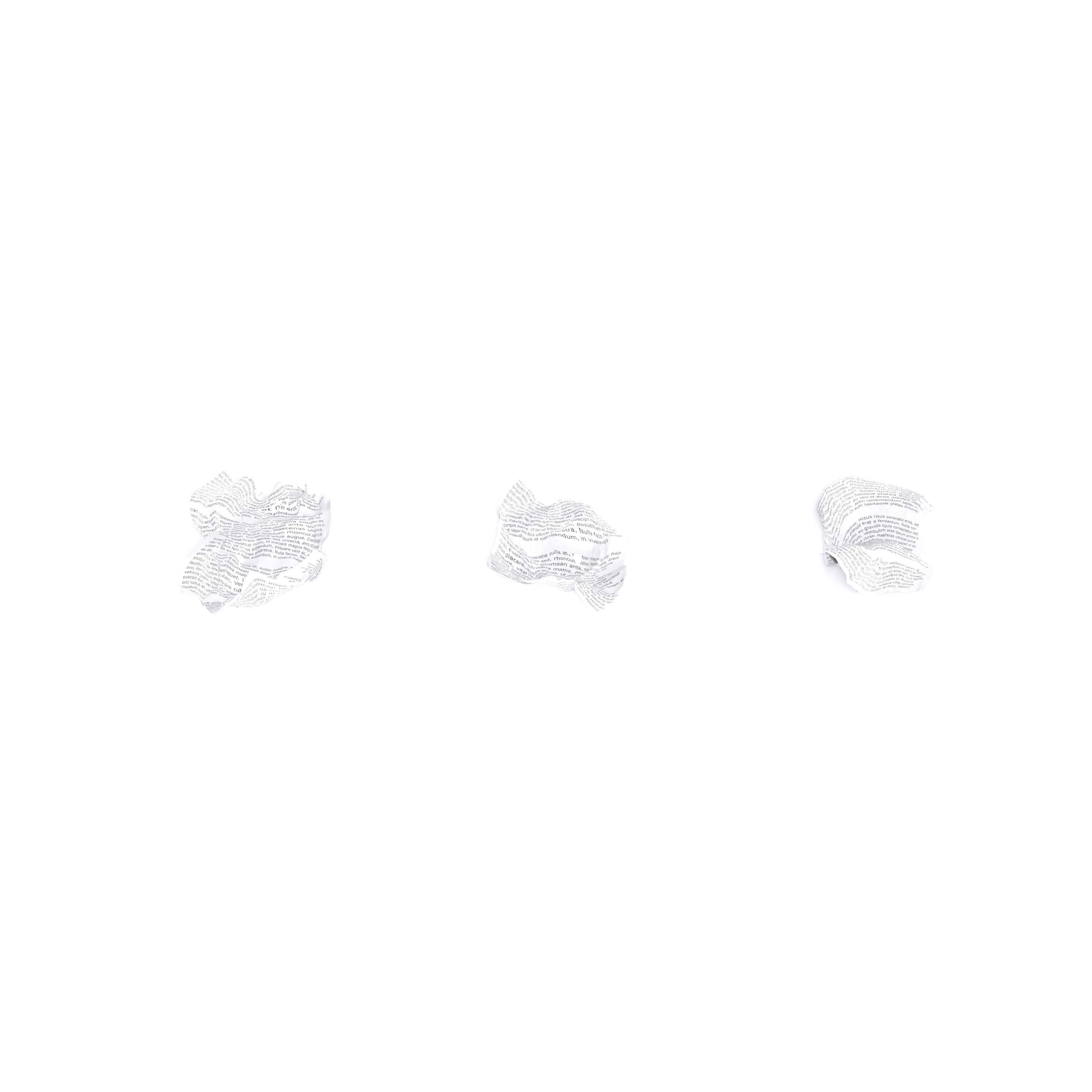 Crumpled Paper Animation - Low-Poly Game-Ready 3D Model - View 8