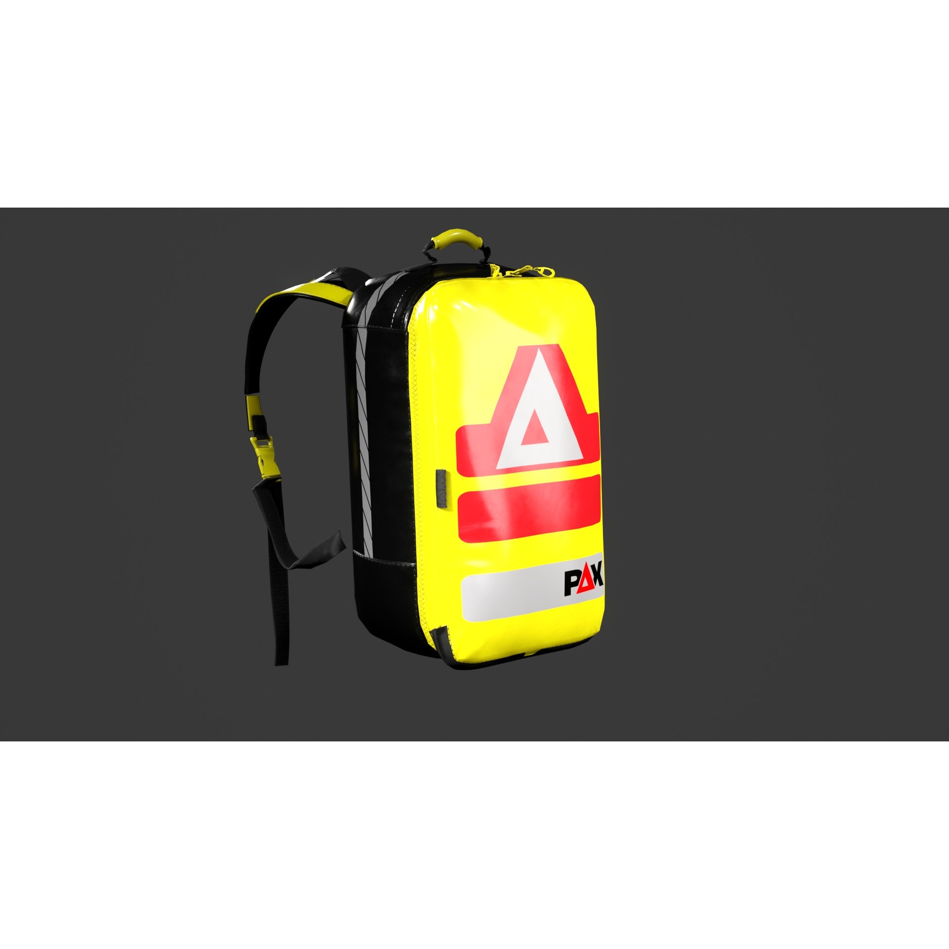 PAX SEG Rucksack Klein - Low-Poly Game-Ready 3D Model