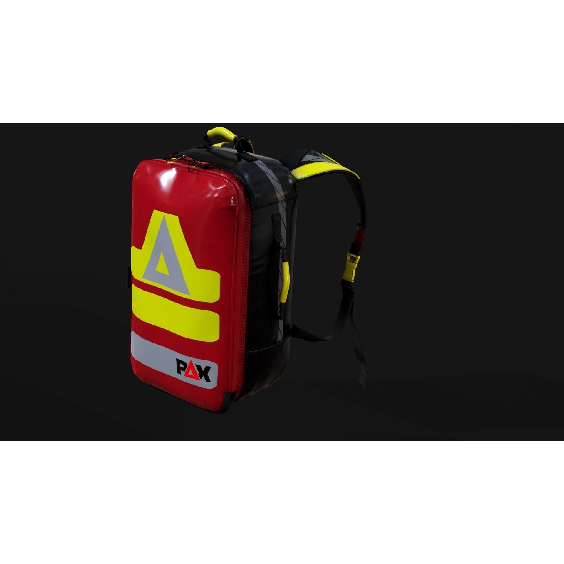 PAX SEG Rucksack Klein - Low-Poly Game-Ready 3D Model - View 3