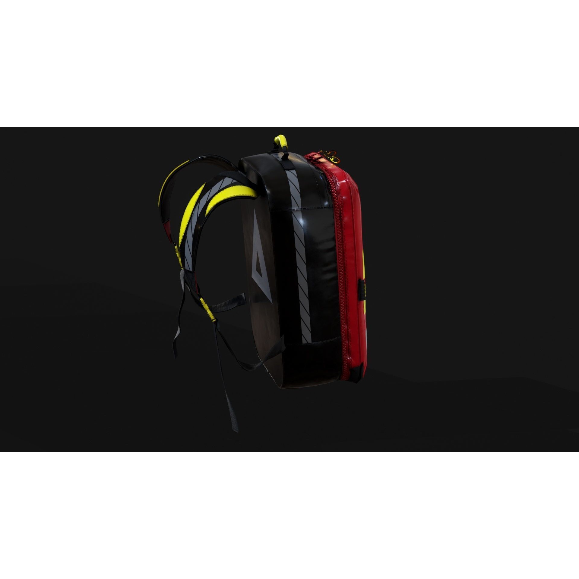 PAX SEG Rucksack Klein - Low-Poly Game-Ready 3D Model - View 4