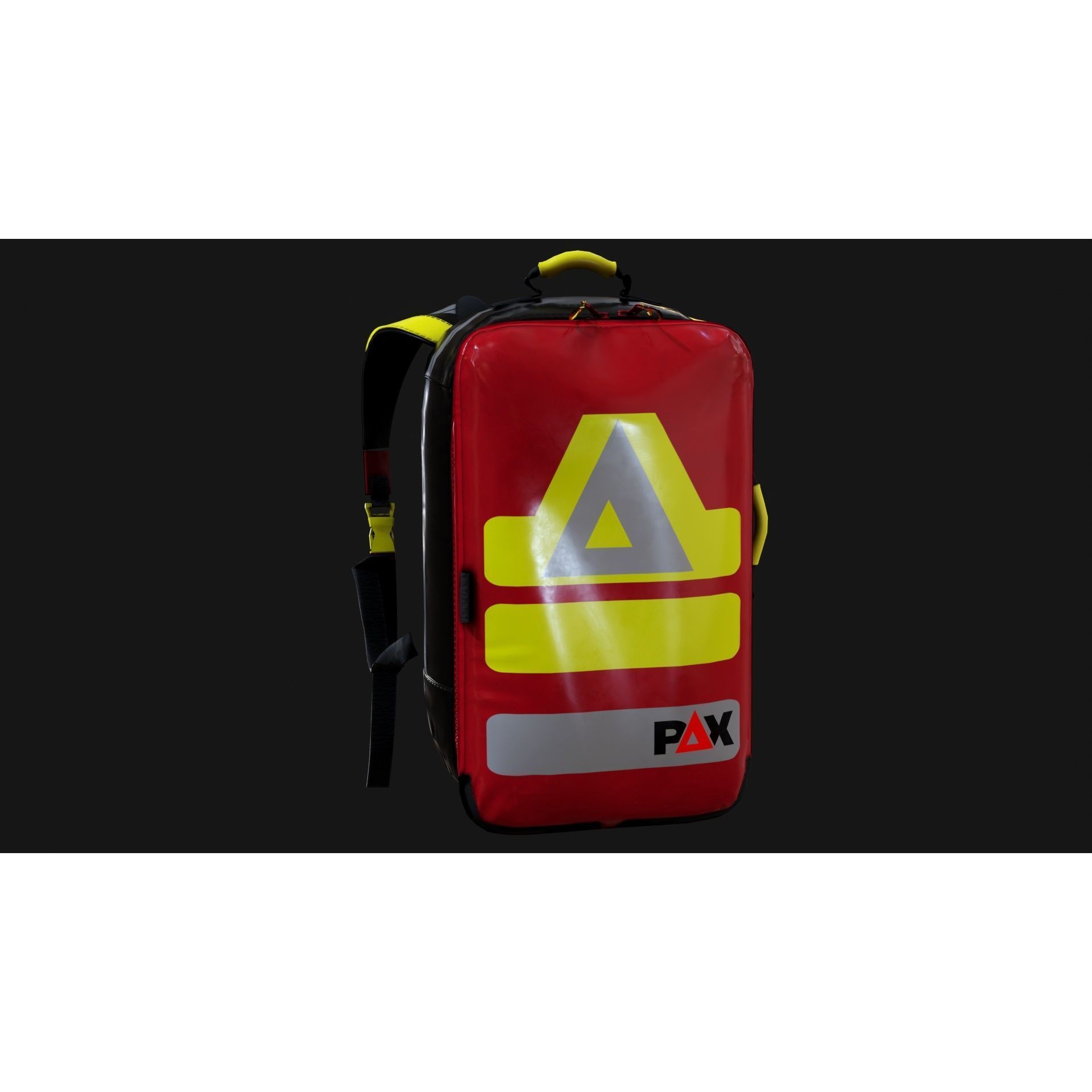 PAX SEG Rucksack Klein - Low-Poly Game-Ready 3D Model - View 5