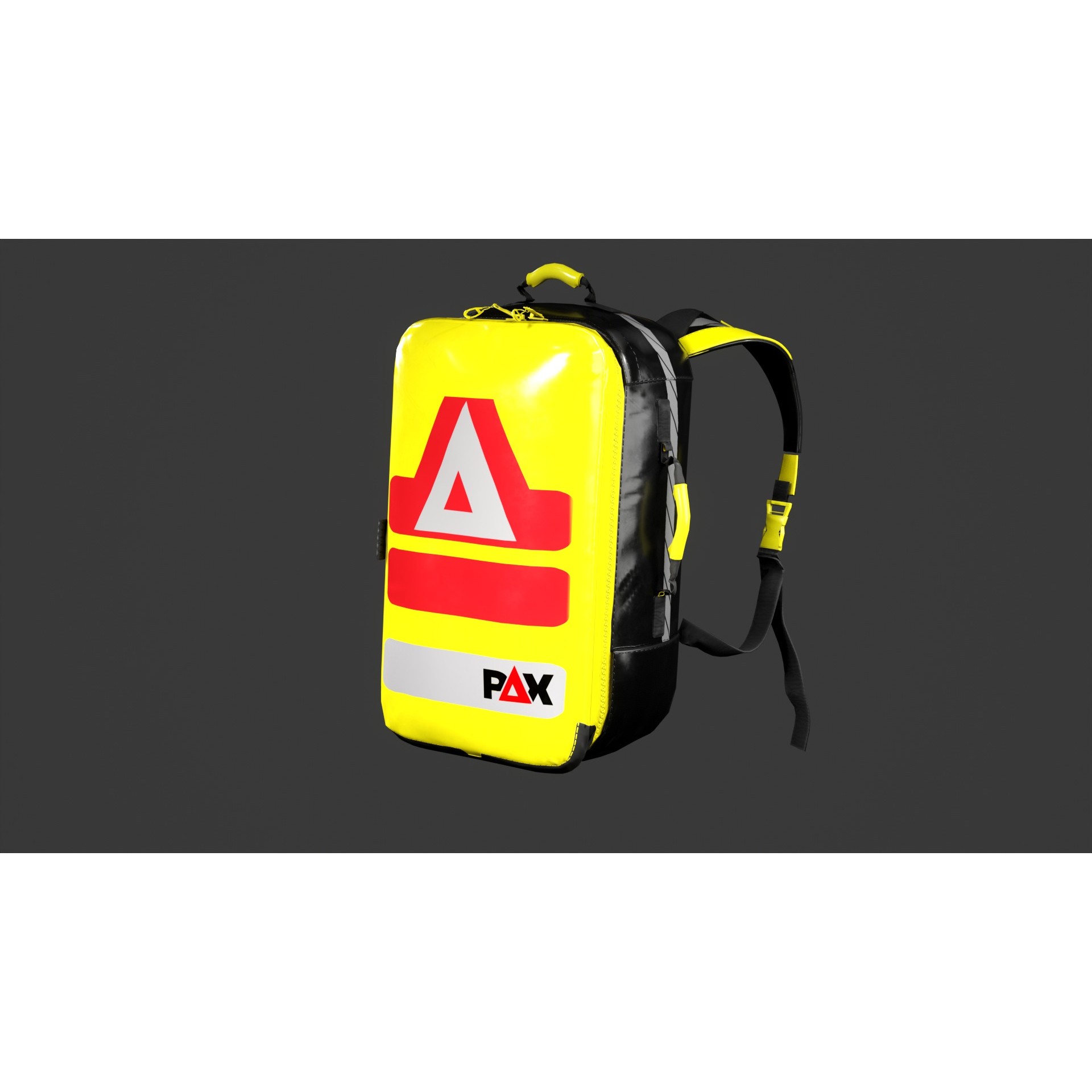 PAX SEG Rucksack Klein - Low-Poly Game-Ready 3D Model - View 7