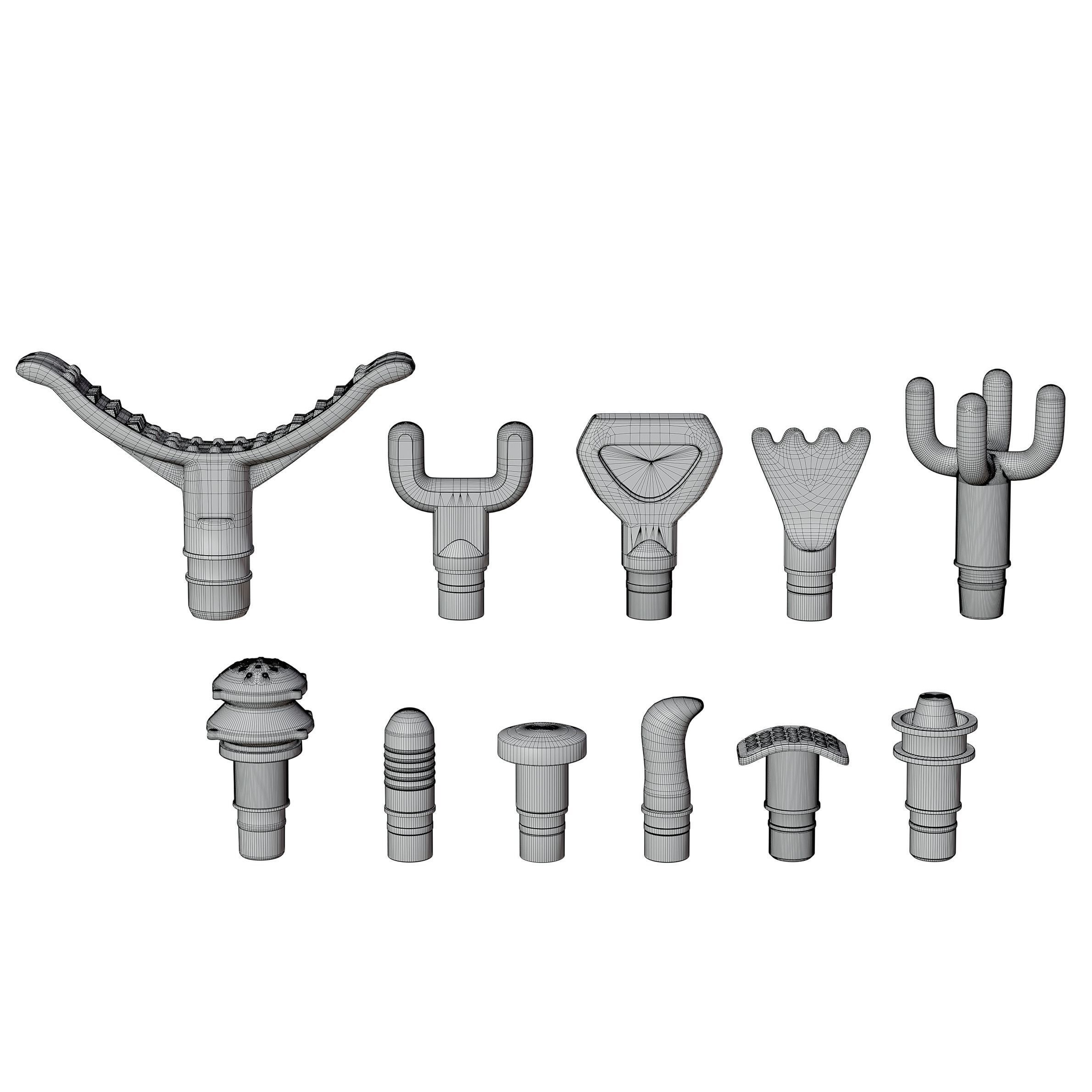 Massage Gun - Game-Ready 3D Model - View 12