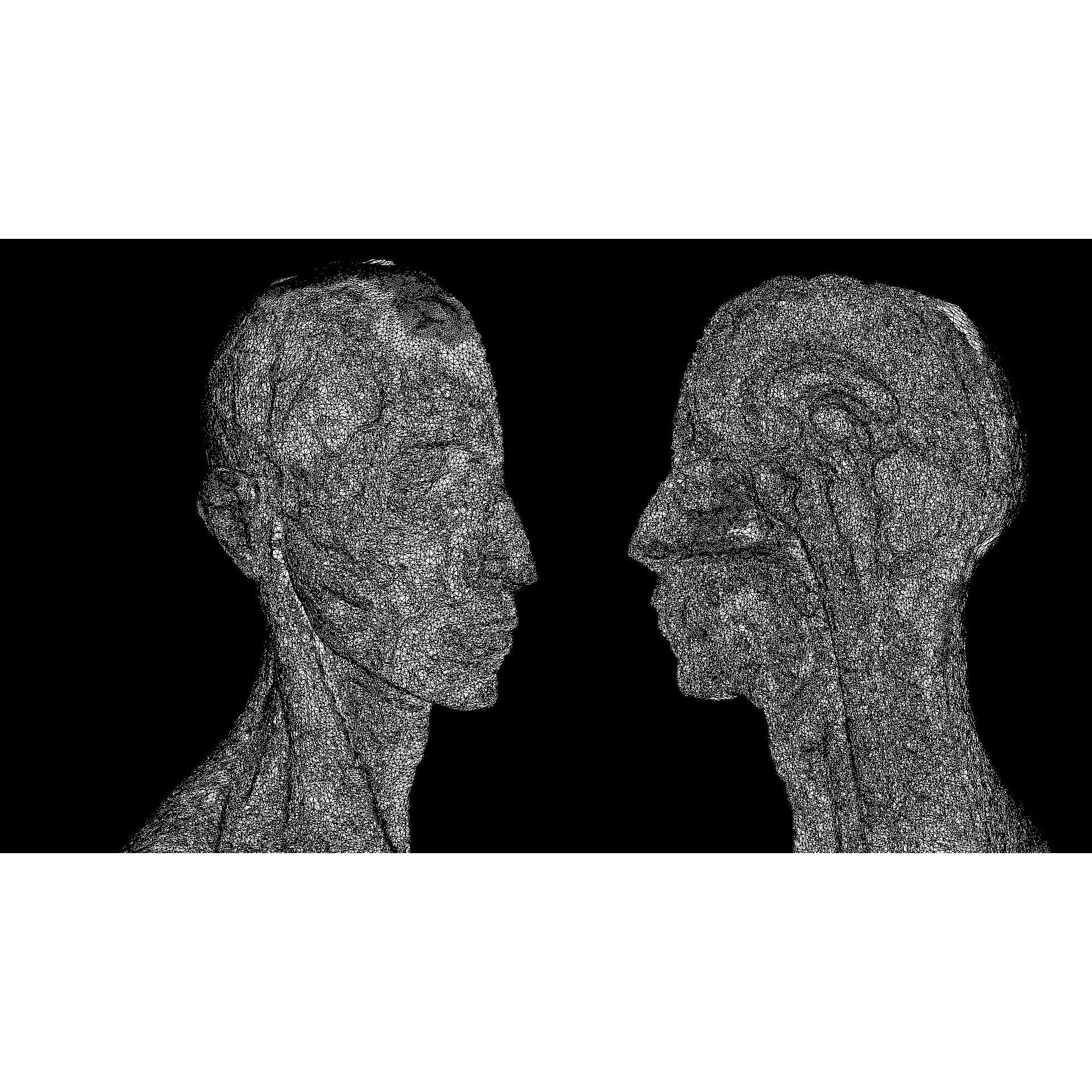 Human Head Muscle - Low-Poly Game-Ready 3D Model