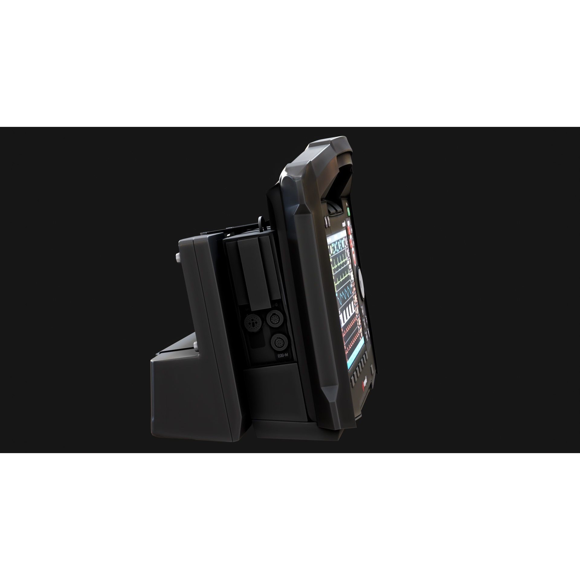 Corpuls3T Medical Monitor - Low-Poly Game-Ready 3D Model - View 4