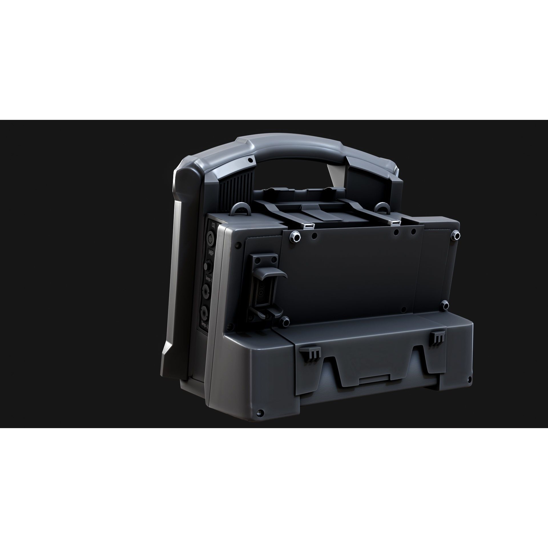 Corpuls3T Medical Monitor - Low-Poly Game-Ready 3D Model - View 8
