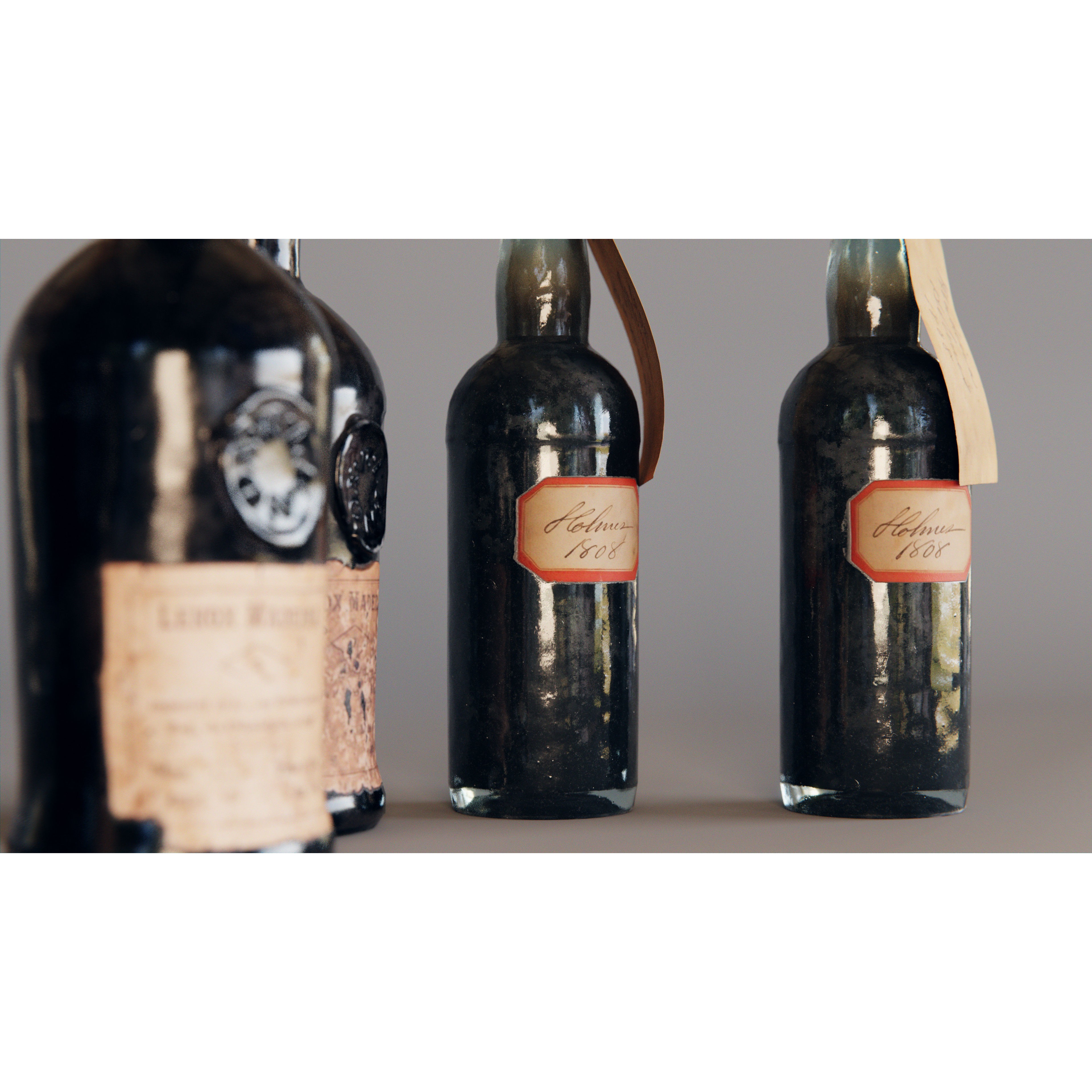 Old Wine Bottles - PBR Game-Ready 3D Model - View 11