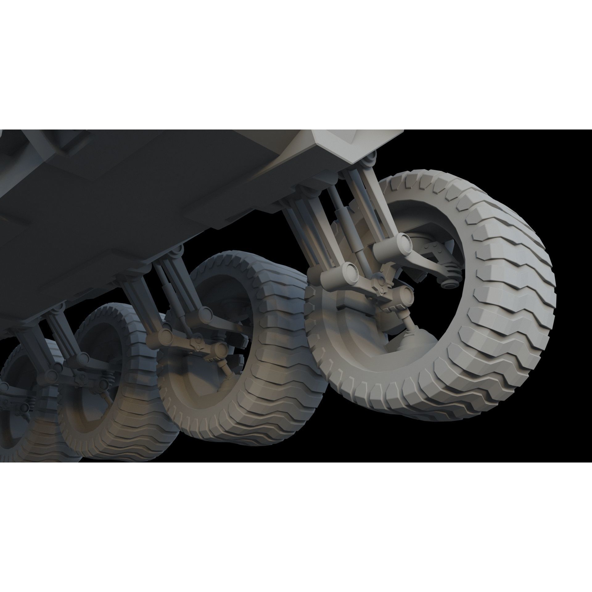 Sci-Fi Reconnaissance Vehicle - Game-Ready 3D Model - View 18